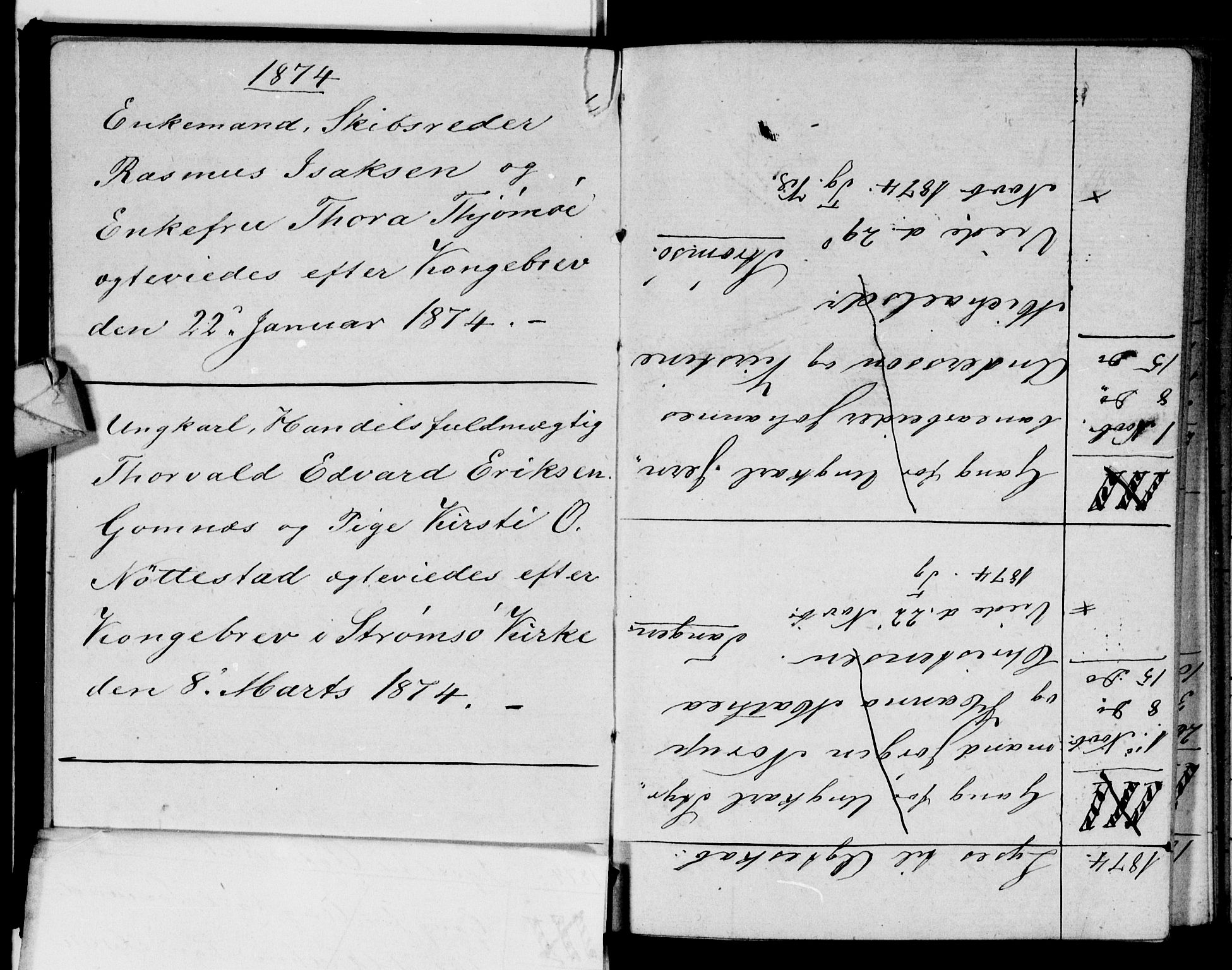 Strømsø kirkebøker, AV/SAKO-A-246/H/Ha/L0003: Banns register no. 3, 1866-1874