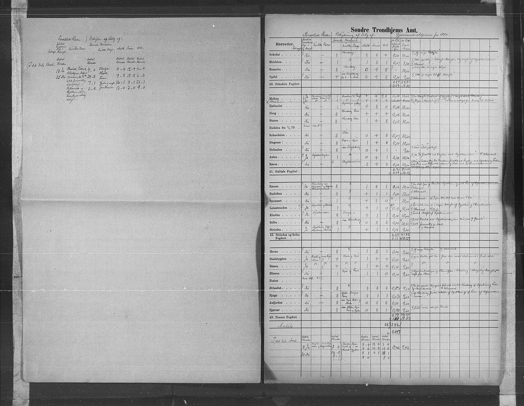 Statistisk sentralbyrå, Næringsøkonomiske emner, Generelt - Amtmennenes femårsberetninger, AV/RA-S-2233/F/Fa/L0057: --, 1876-1880, p. 31