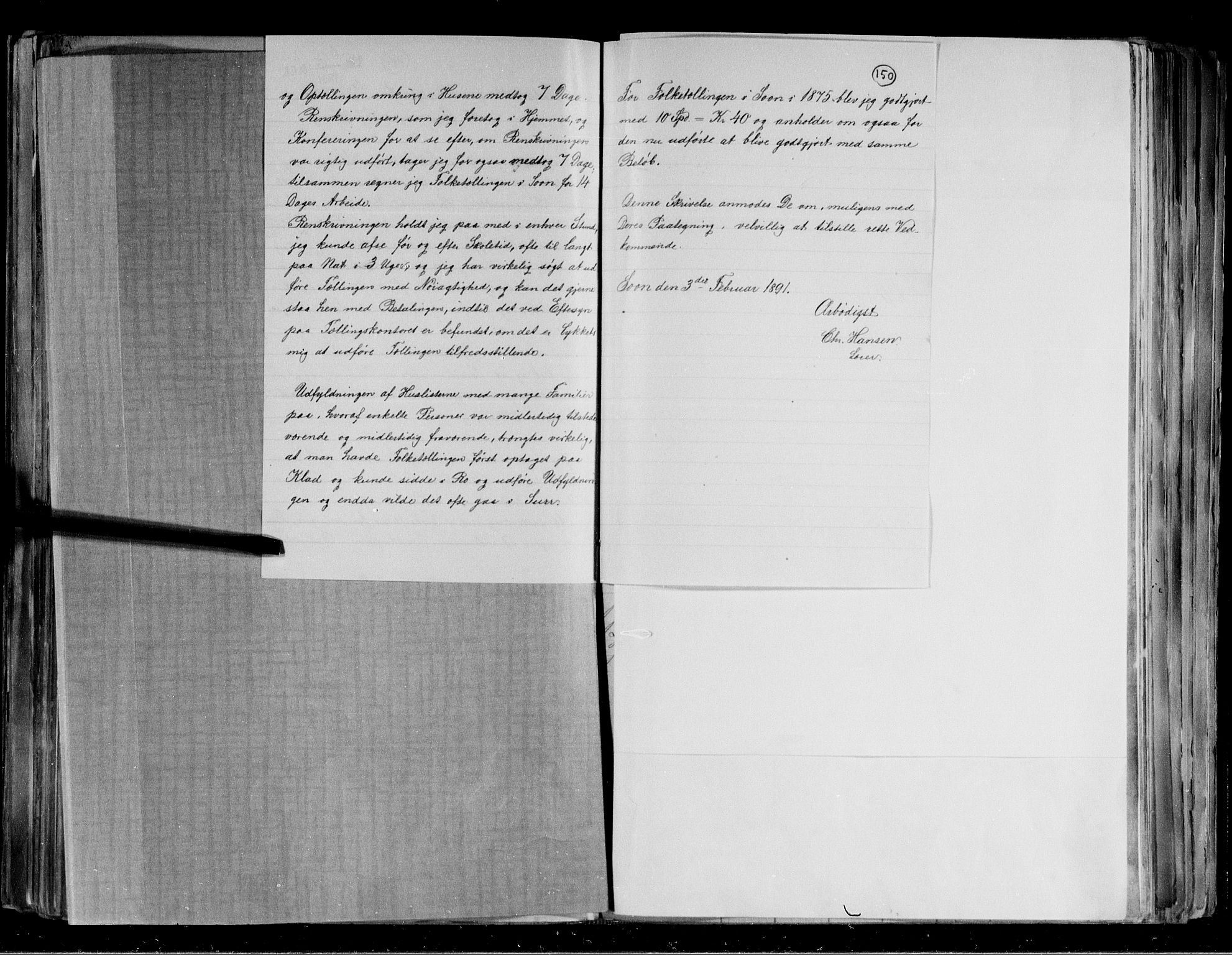 RA, 1891 census for 0201 Son, 1891, p. 5