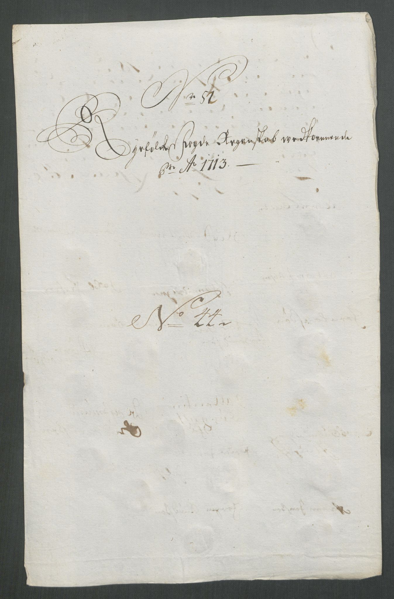 Rentekammeret inntil 1814, Reviderte regnskaper, Fogderegnskap, AV/RA-EA-4092/R47/L2866: Fogderegnskap Ryfylke, 1713, p. 306