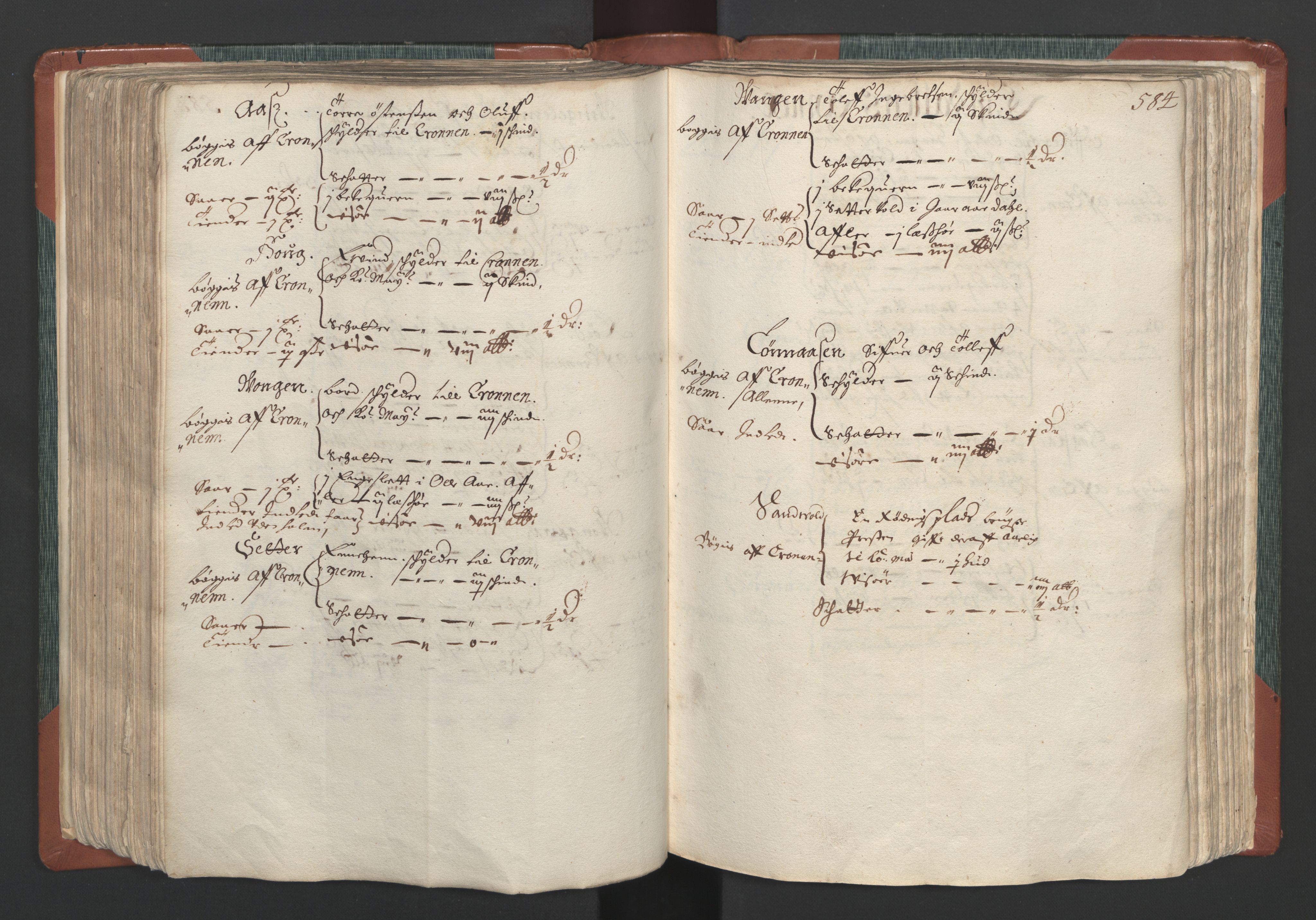 Rentekammeret inntil 1814, Realistisk ordnet avdeling, AV/RA-EA-4070/L/L0009: Oppland lagdømme. Alminnelig jordebok med skatteligning for Solør, Østerdal, Hadeland og Valdres., 1661, p. 583b-584a