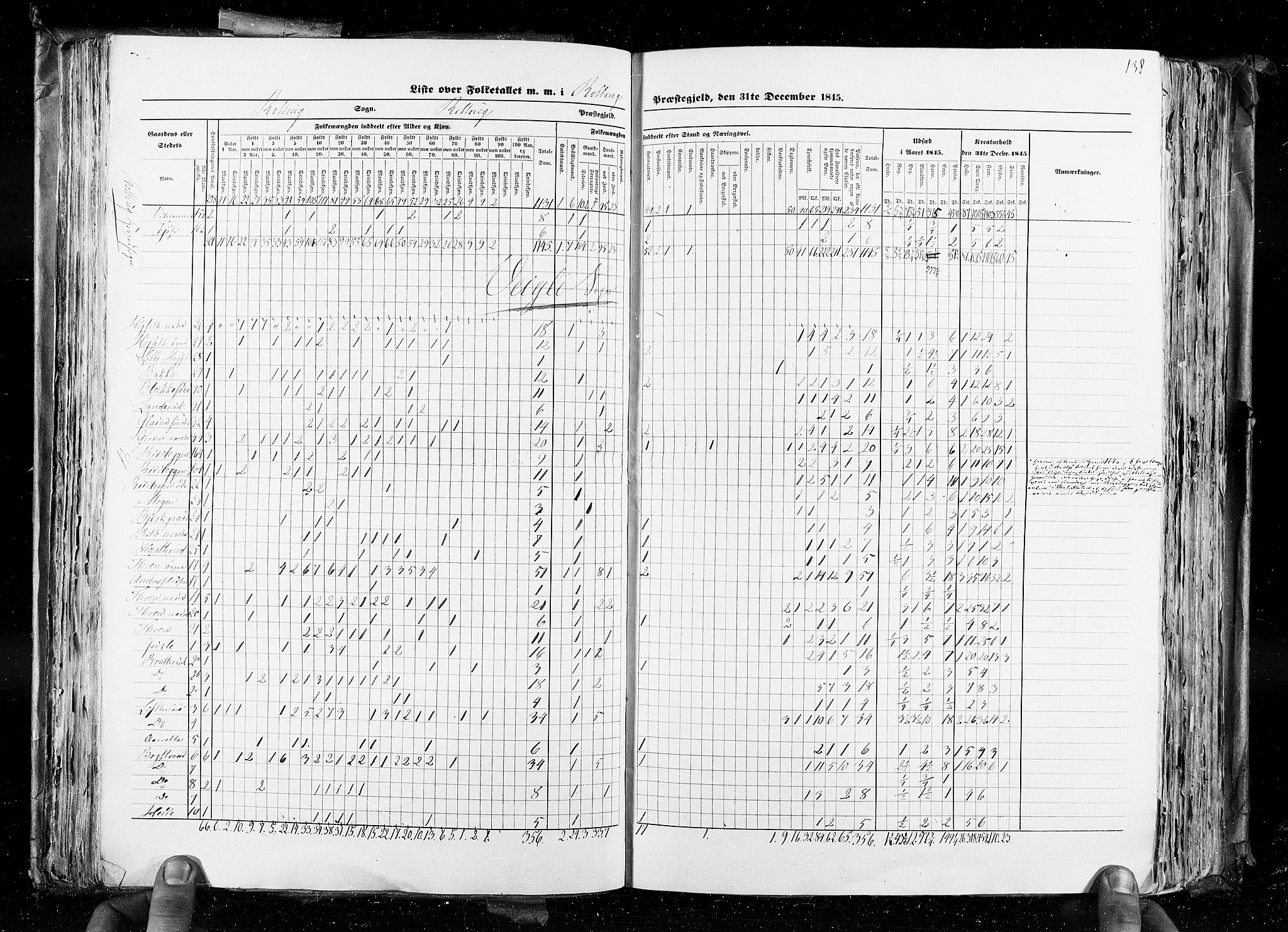 RA, Census 1845, vol. 4: Buskerud amt og Jarlsberg og Larvik amt, 1845, p. 138