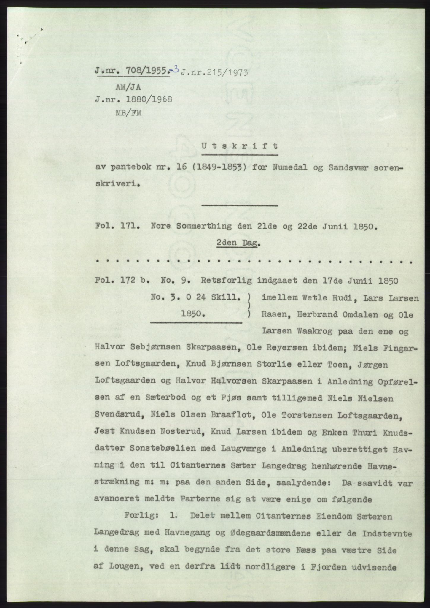 Statsarkivet i Kongsberg, SAKO/A-0001, 1955, p. 516