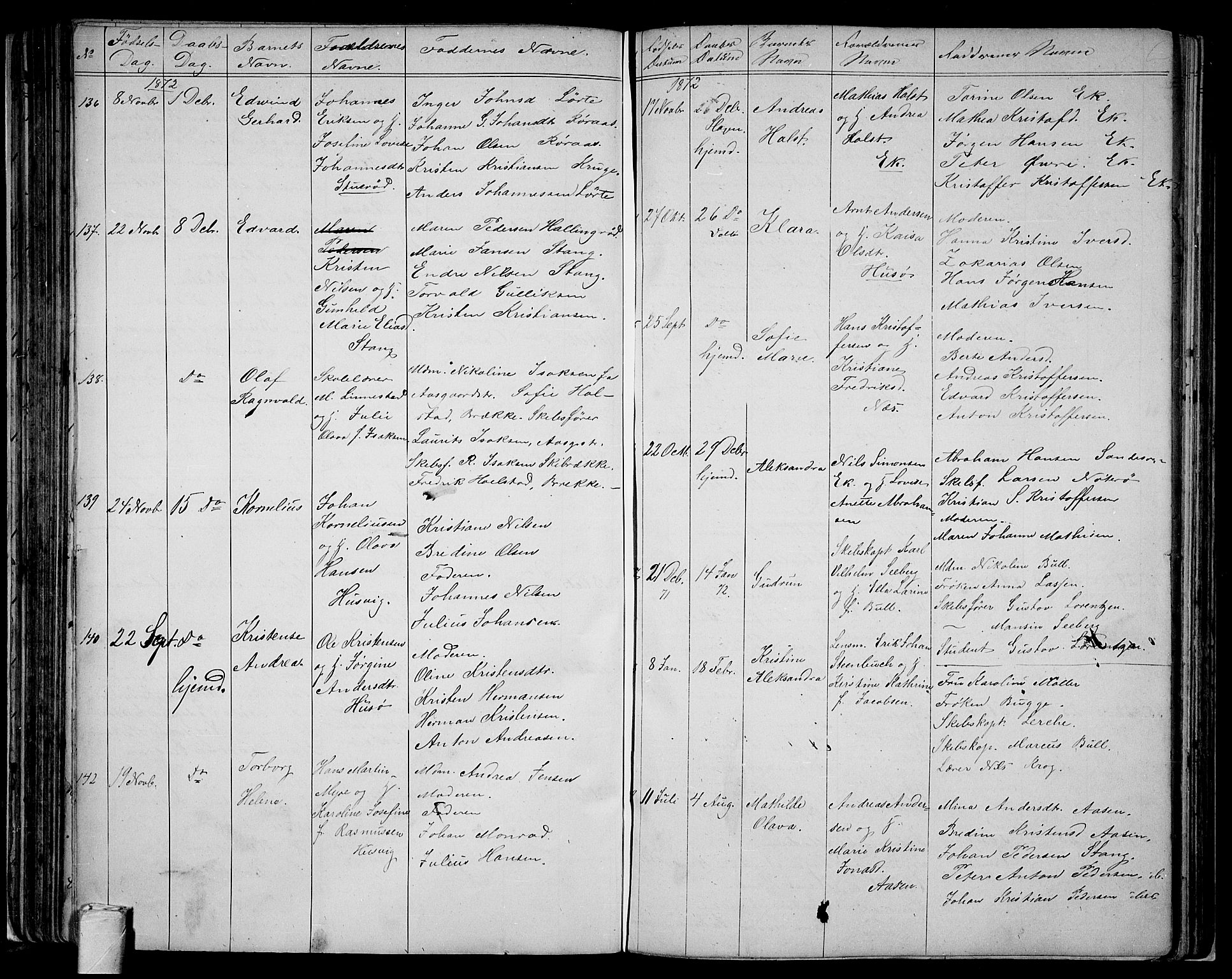 Sem kirkebøker, AV/SAKO-A-5/G/Ga/L0004: Parish register (copy) no. I 4, 1855-1877