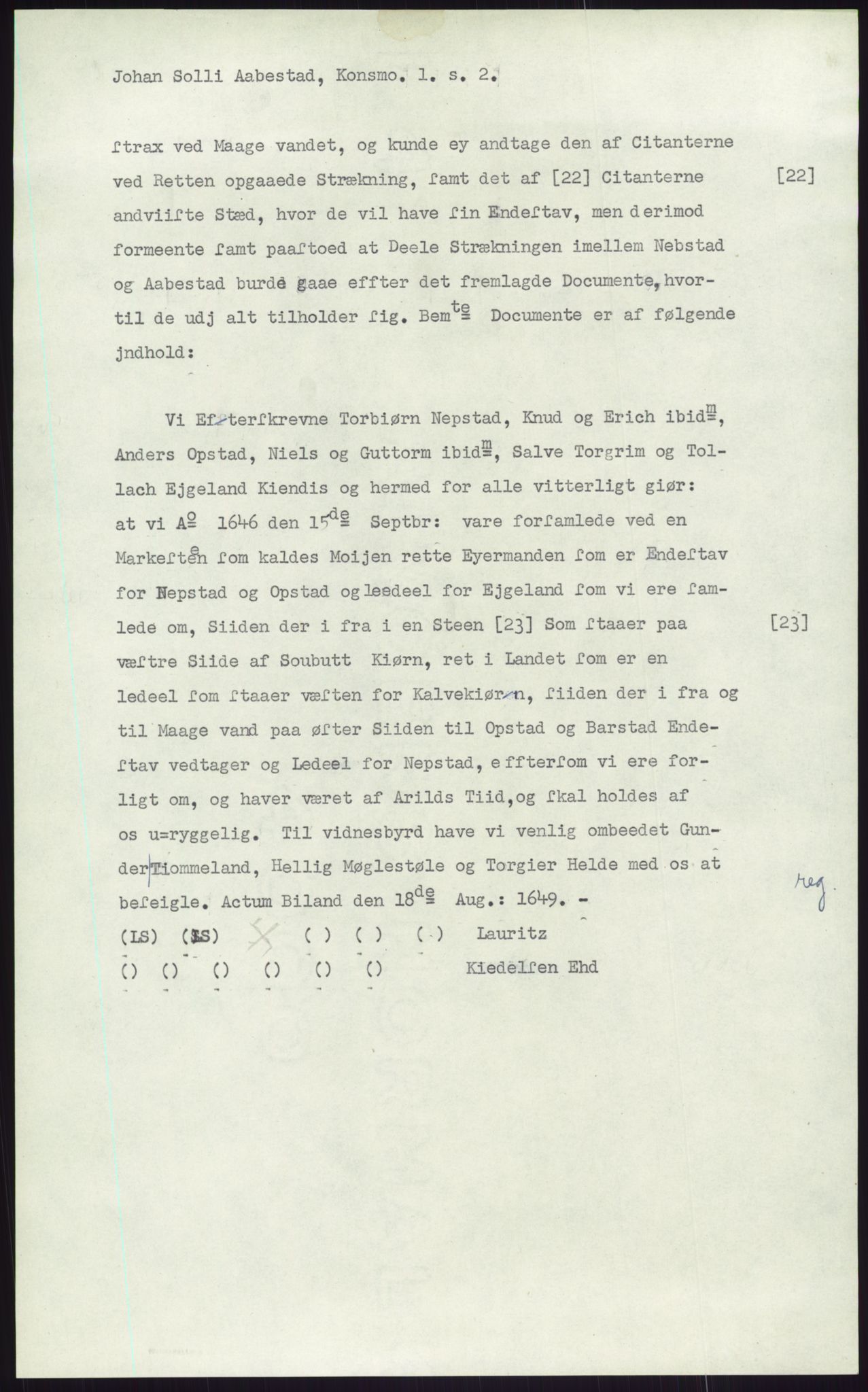 Samlinger til kildeutgivelse, Diplomavskriftsamlingen, AV/RA-EA-4053/H/Ha, p. 2946