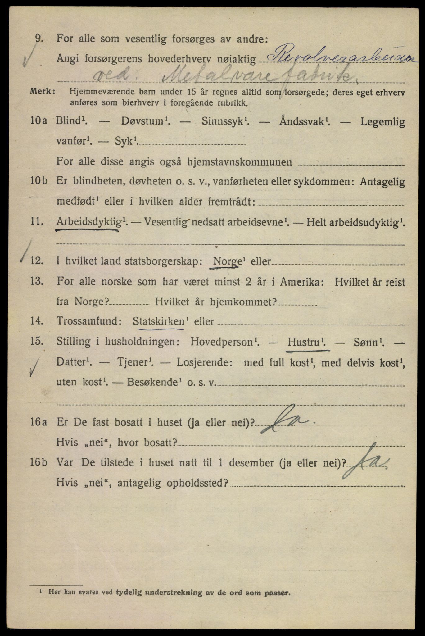 SAO, 1920 census for Kristiania, 1920, p. 369846