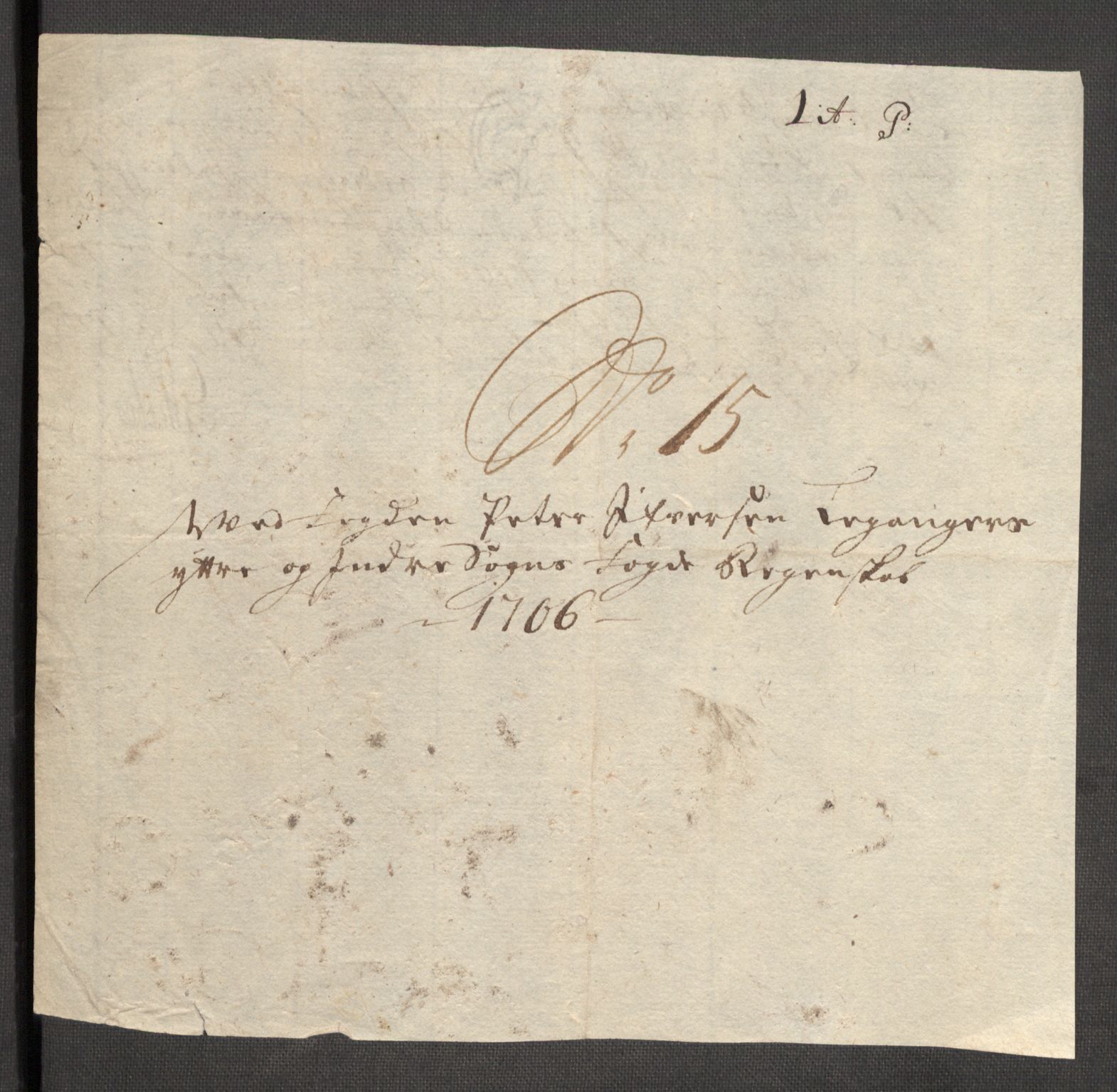 Rentekammeret inntil 1814, Reviderte regnskaper, Fogderegnskap, RA/EA-4092/R52/L3314: Fogderegnskap Sogn, 1705-1707, p. 398