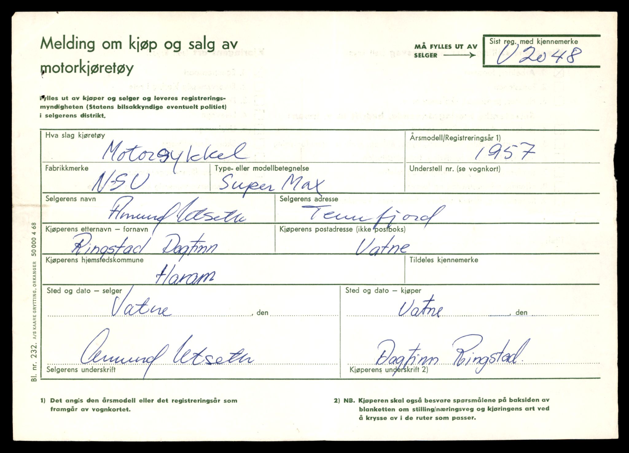 Møre og Romsdal vegkontor - Ålesund trafikkstasjon, SAT/A-4099/F/Fe/L0041: Registreringskort for kjøretøy T 13710 - T 13905, 1927-1998, p. 2001