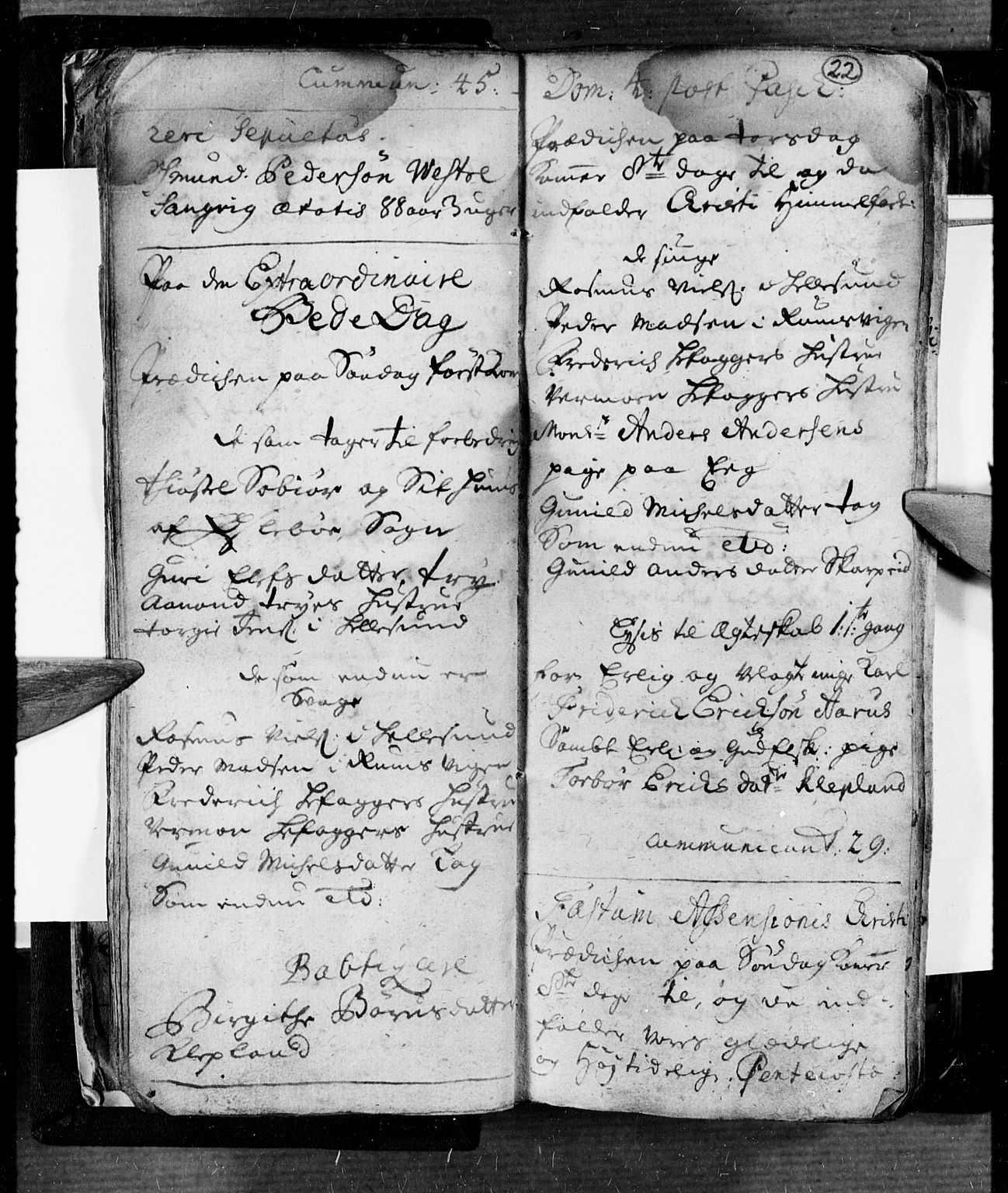 Søgne sokneprestkontor, AV/SAK-1111-0037/F/Fa/Fab/L0001: Parish register (official) no. A 1, 1716-1740, p. 22