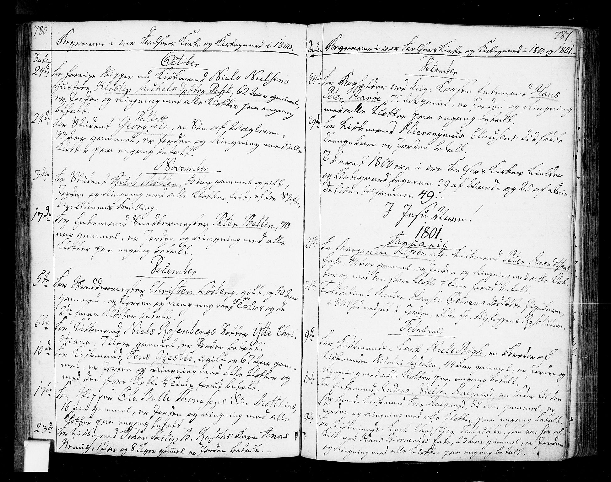 Oslo domkirke Kirkebøker, SAO/A-10752/F/Fa/L0005: Parish register (official) no. 5, 1787-1806, p. 780-781