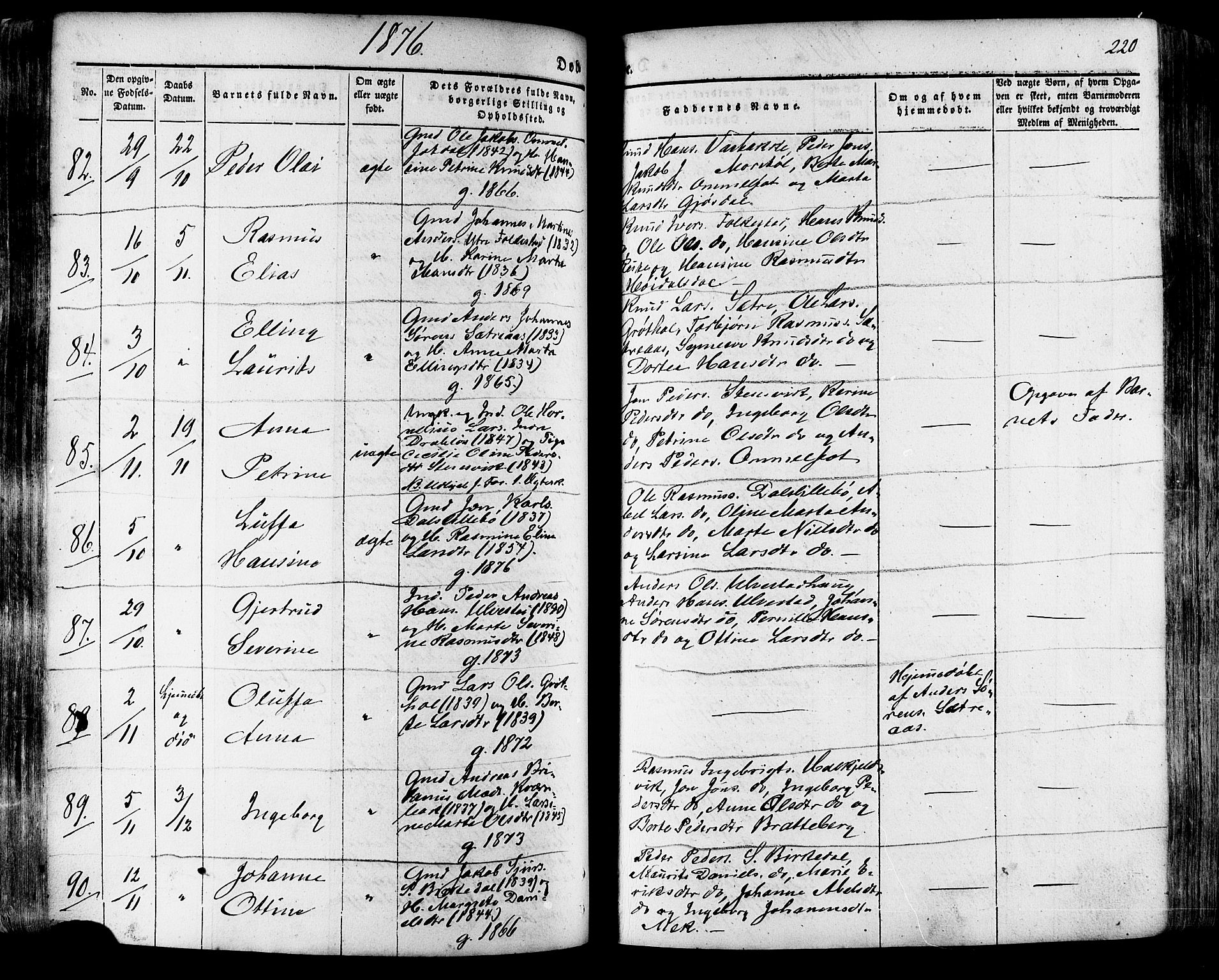 Ministerialprotokoller, klokkerbøker og fødselsregistre - Møre og Romsdal, SAT/A-1454/511/L0140: Parish register (official) no. 511A07, 1851-1878, p. 220