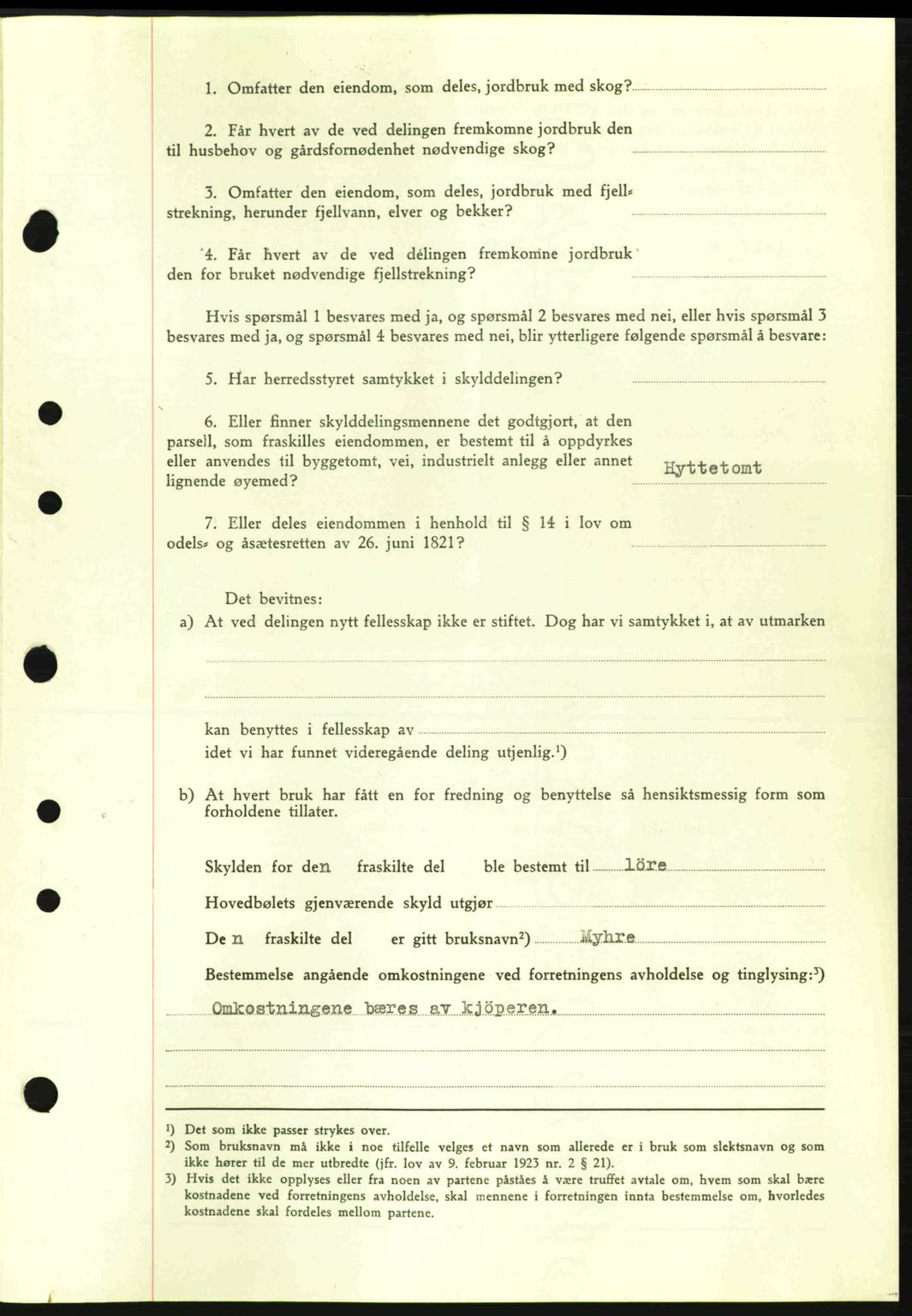 Tønsberg sorenskriveri, AV/SAKO-A-130/G/Ga/Gaa/L0011: Mortgage book no. A11, 1941-1942, Diary no: : 1388/1942