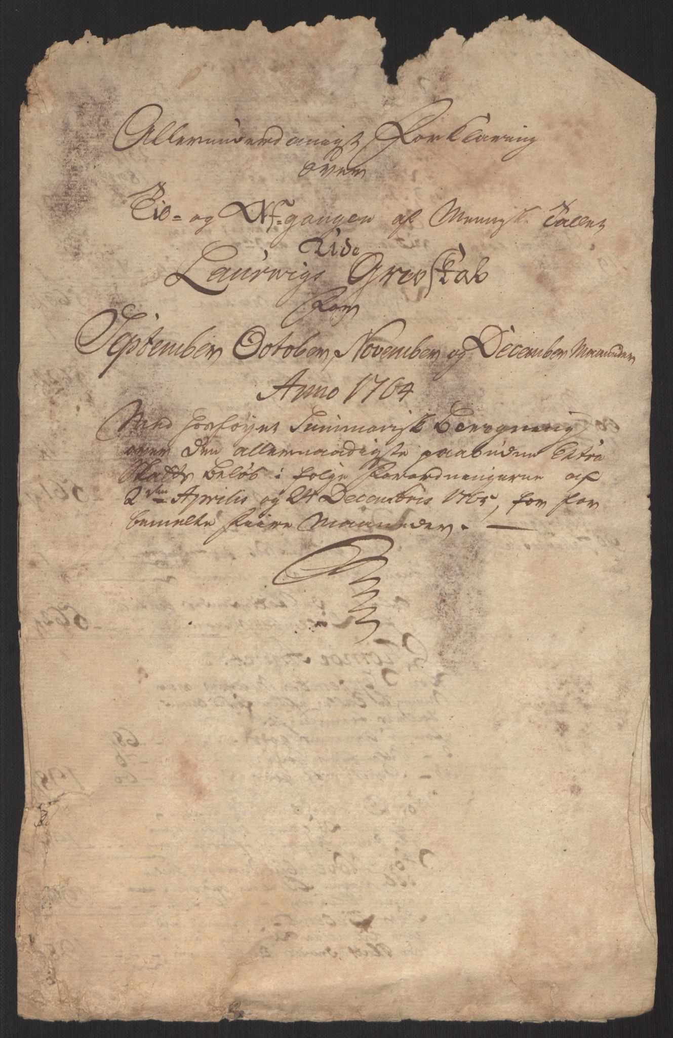 Larvik grevskap, SAKO/A-1056/Y/Yb/L0001: Dokumenter, 1698-1782, p. 57