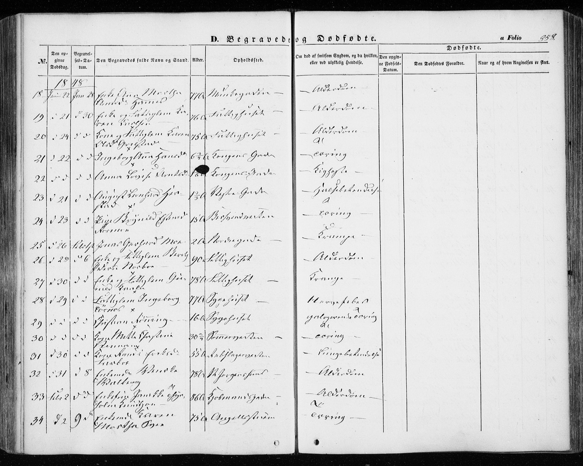 Ministerialprotokoller, klokkerbøker og fødselsregistre - Sør-Trøndelag, AV/SAT-A-1456/601/L0051: Parish register (official) no. 601A19, 1848-1857, p. 358