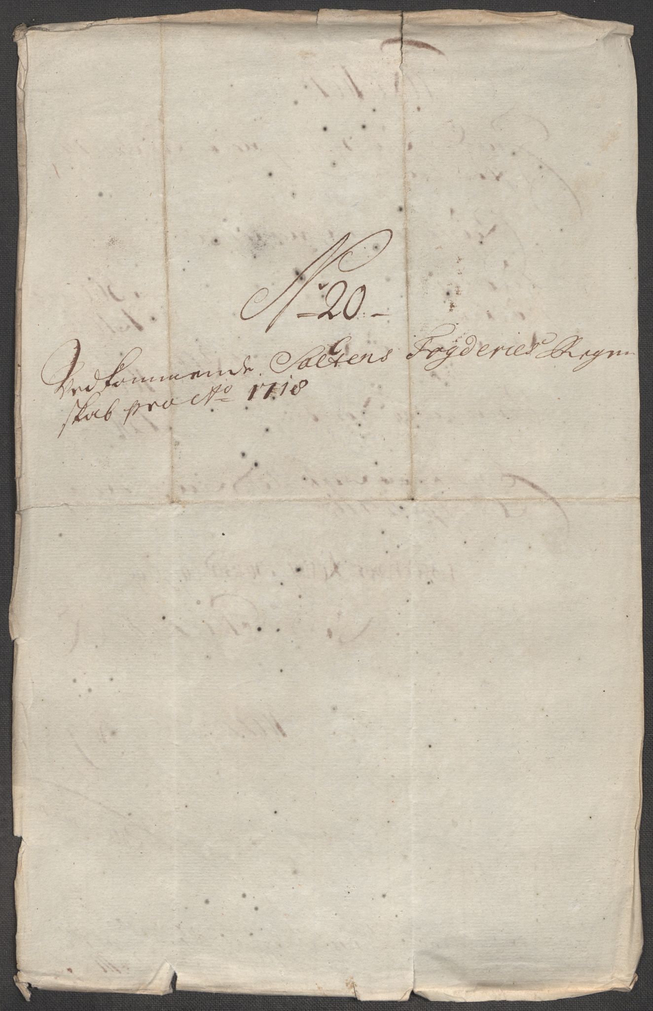 Rentekammeret inntil 1814, Reviderte regnskaper, Fogderegnskap, AV/RA-EA-4092/R66/L4588: Fogderegnskap Salten, 1718, p. 178