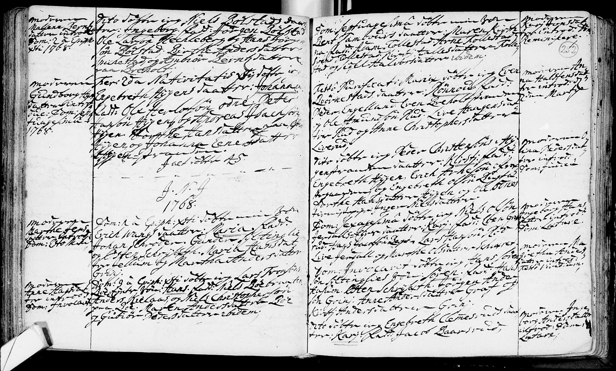 Røyken kirkebøker, SAKO/A-241/F/Fa/L0002: Parish register (official) no. 2, 1731-1782, p. 252