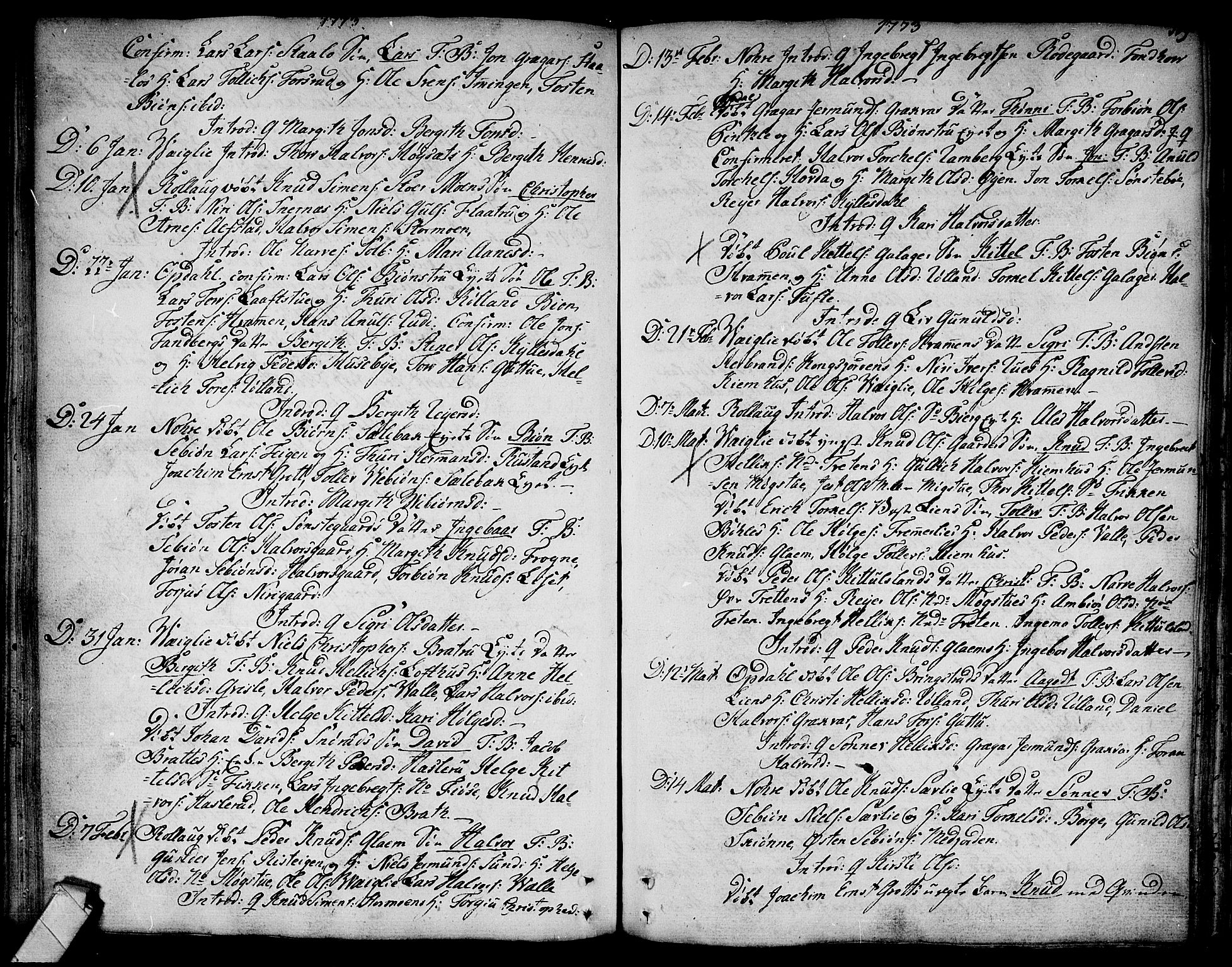 Rollag kirkebøker, SAKO/A-240/F/Fa/L0003: Parish register (official) no. I 3, 1743-1778, p. 139
