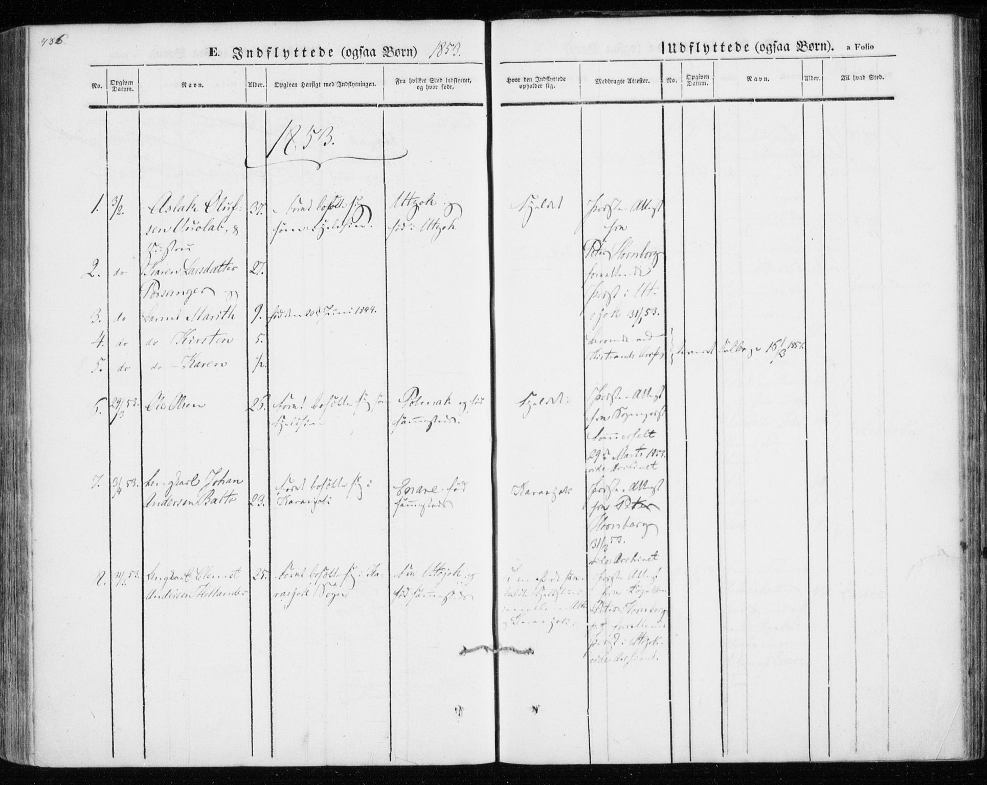 Kistrand/Porsanger sokneprestembete, SATØ/S-1351/H/Ha/L0012.kirke: Parish register (official) no. 12, 1843-1871, p. 486-487