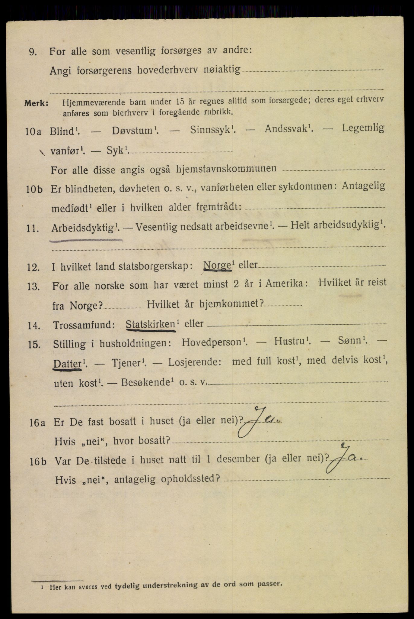 SAH, 1920 census for Gjøvik, 1920, p. 2795