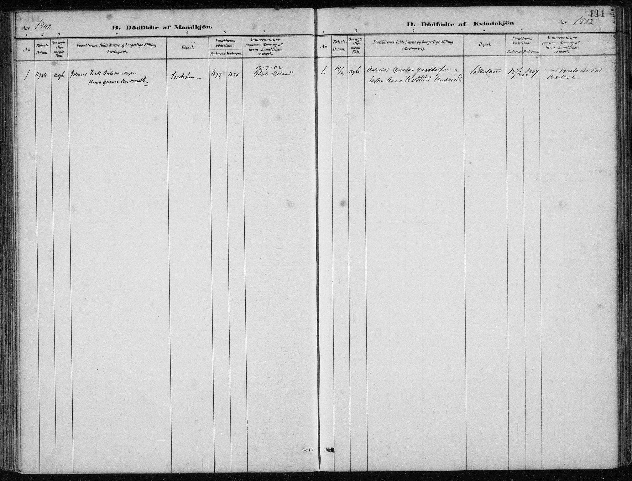 Os sokneprestembete, SAB/A-99929: Parish register (official) no. B 1, 1885-1902, p. 111