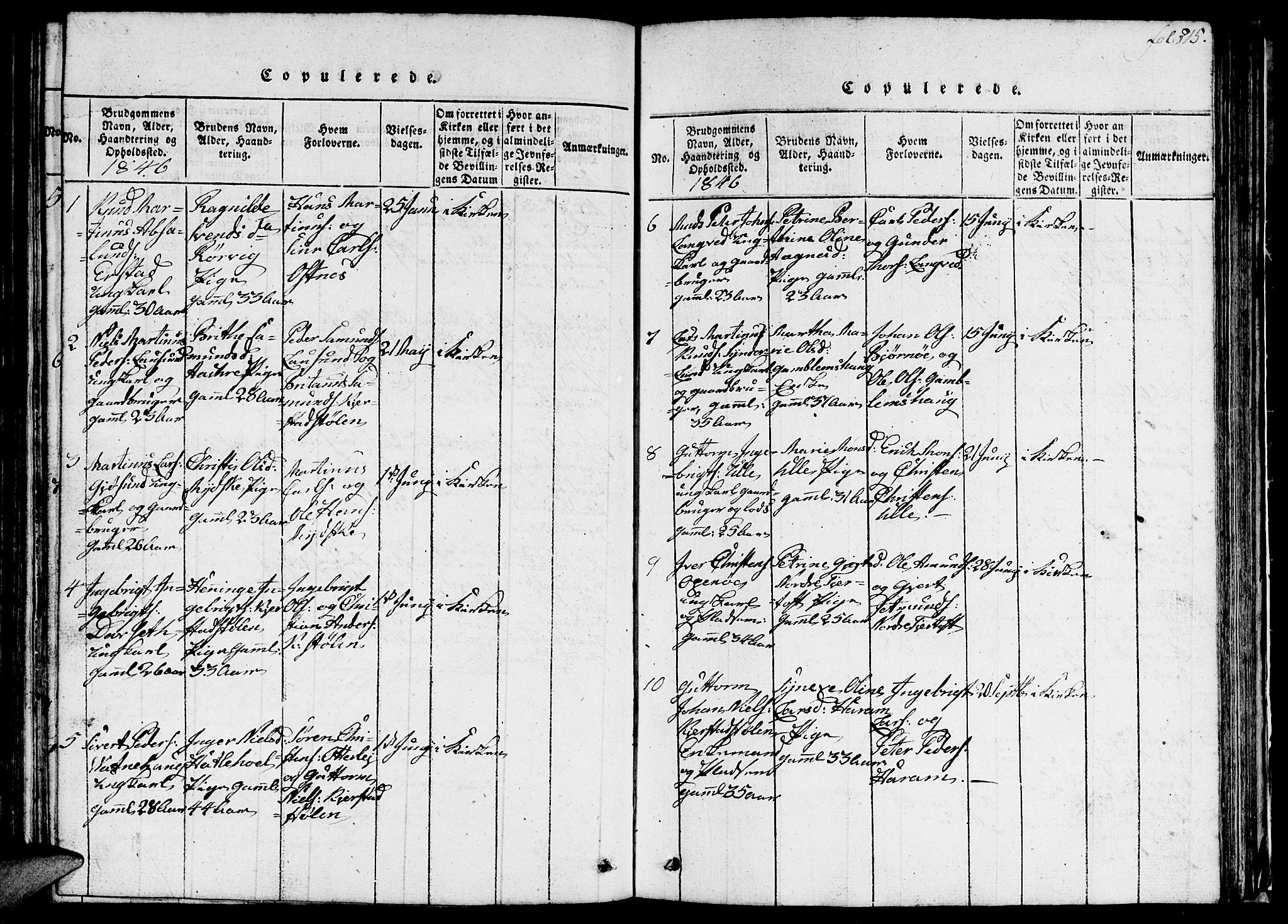 Ministerialprotokoller, klokkerbøker og fødselsregistre - Møre og Romsdal, AV/SAT-A-1454/536/L0506: Parish register (copy) no. 536C01, 1818-1859, p. 215