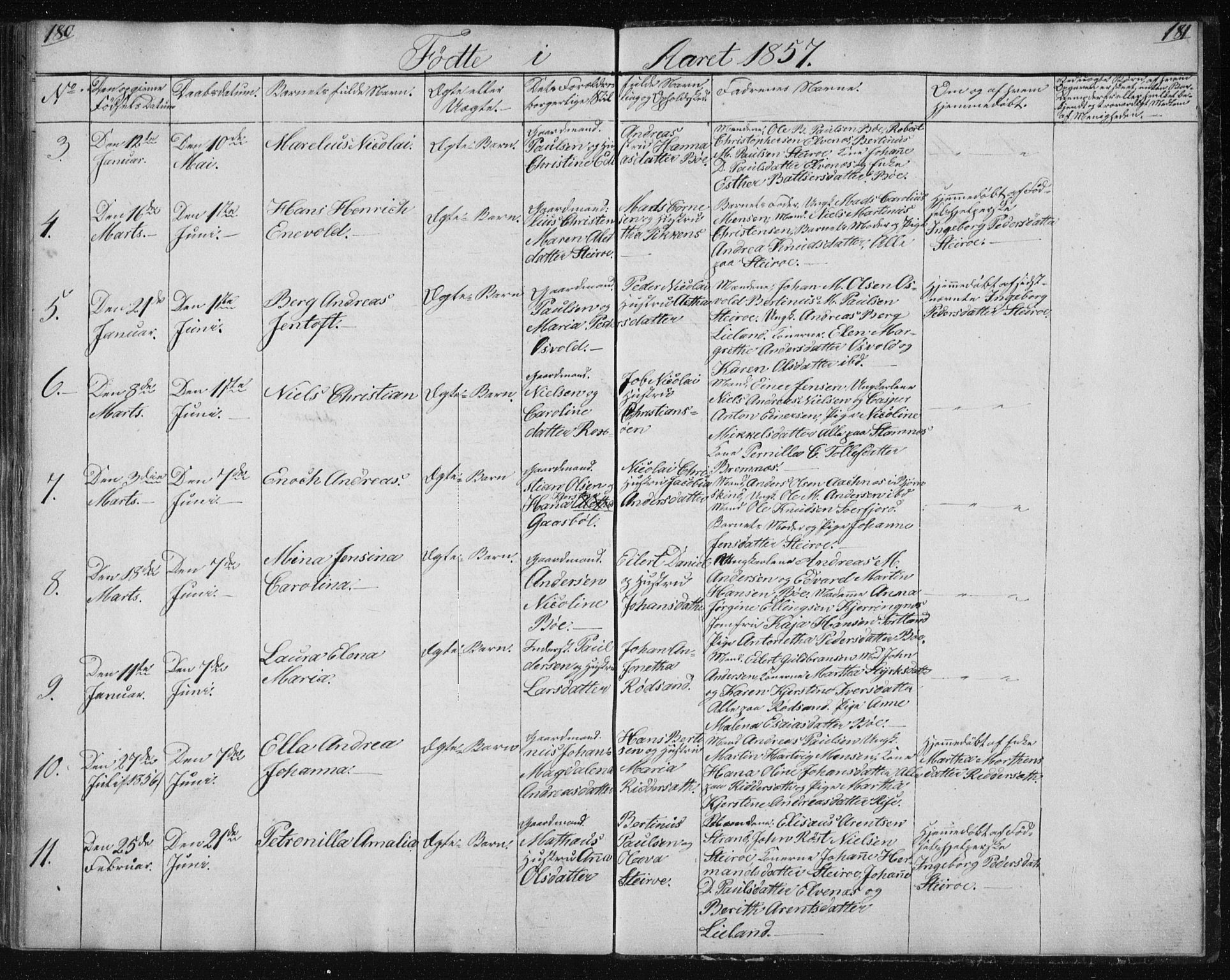 Ministerialprotokoller, klokkerbøker og fødselsregistre - Nordland, SAT/A-1459/895/L1379: Parish register (copy) no. 895C01, 1842-1858, p. 180-181