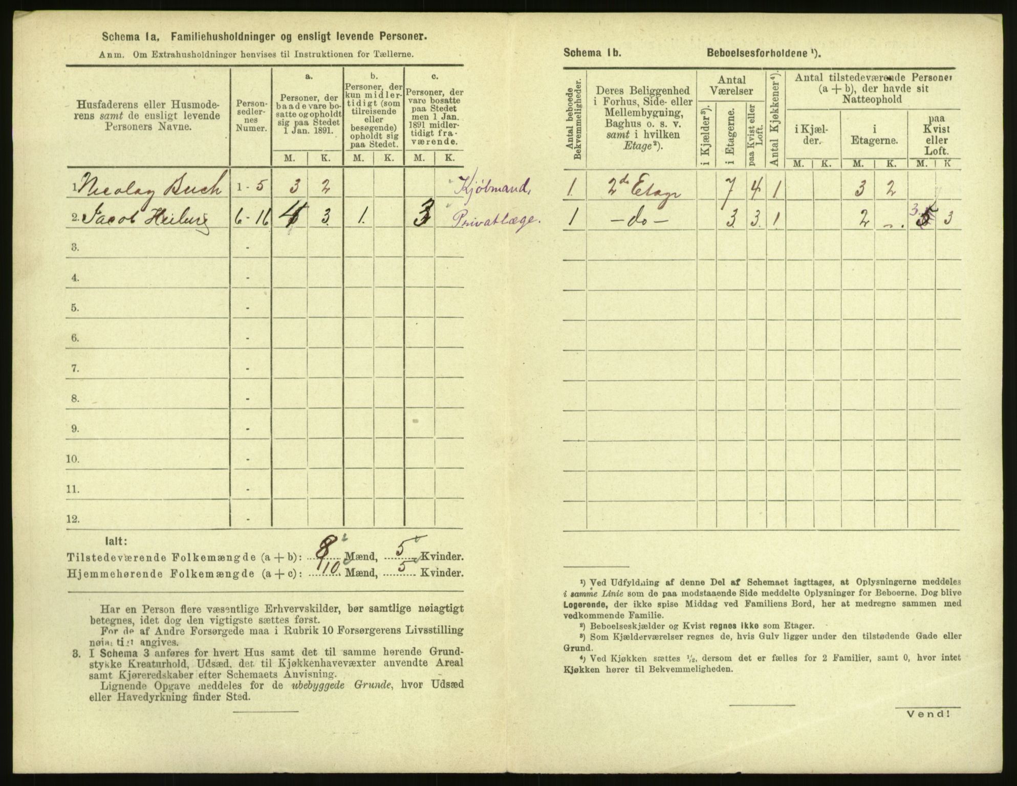 RA, 1891 census for 1601 Trondheim, 1891, p. 259