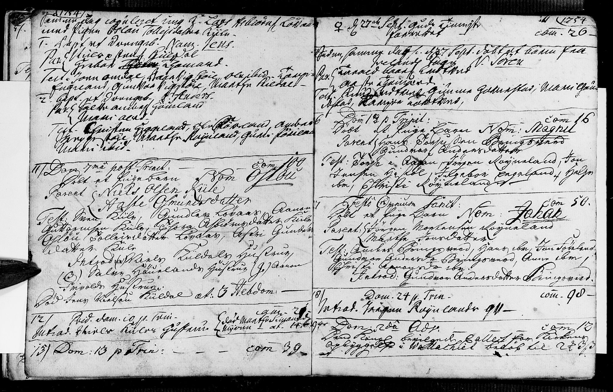 Vennesla sokneprestkontor, AV/SAK-1111-0045/Fa/Faa/L0001: Parish register (official) no. A 1, 1753-1785, p. 10-11