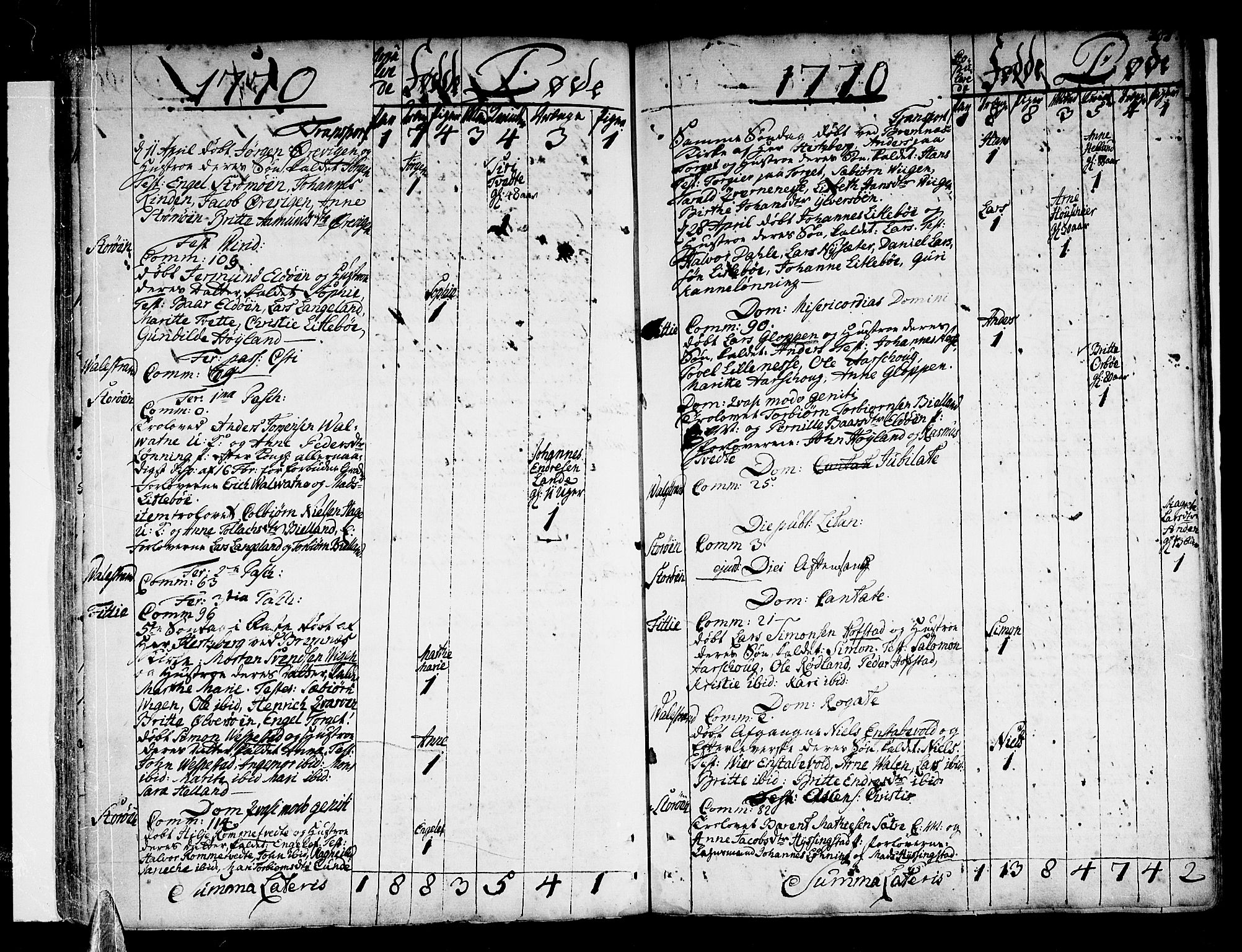 Stord sokneprestembete, SAB/A-78201/H/Haa: Parish register (official) no. A 2, 1744-1777, p. 183