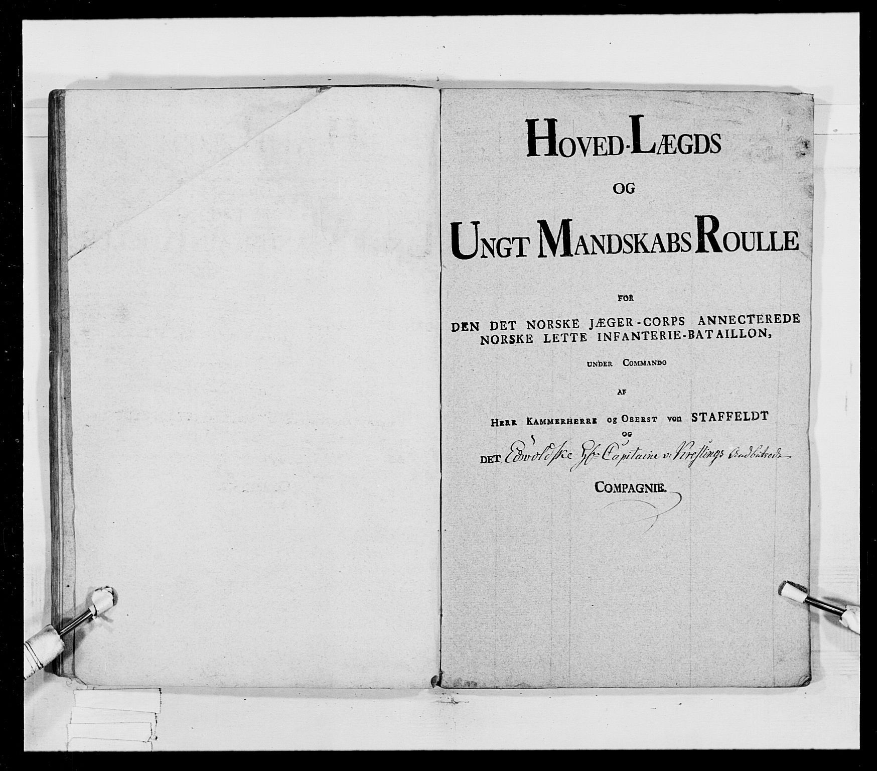 Generalitets- og kommissariatskollegiet, Det kongelige norske kommissariatskollegium, RA/EA-5420/E/Eh/L0023: Norske jegerkorps, 1805, p. 55