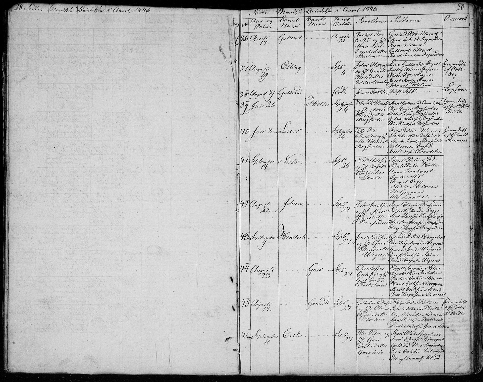 Ådal kirkebøker, AV/SAKO-A-248/G/Ga/L0002: Parish register (copy) no. I 2, 1840-1861