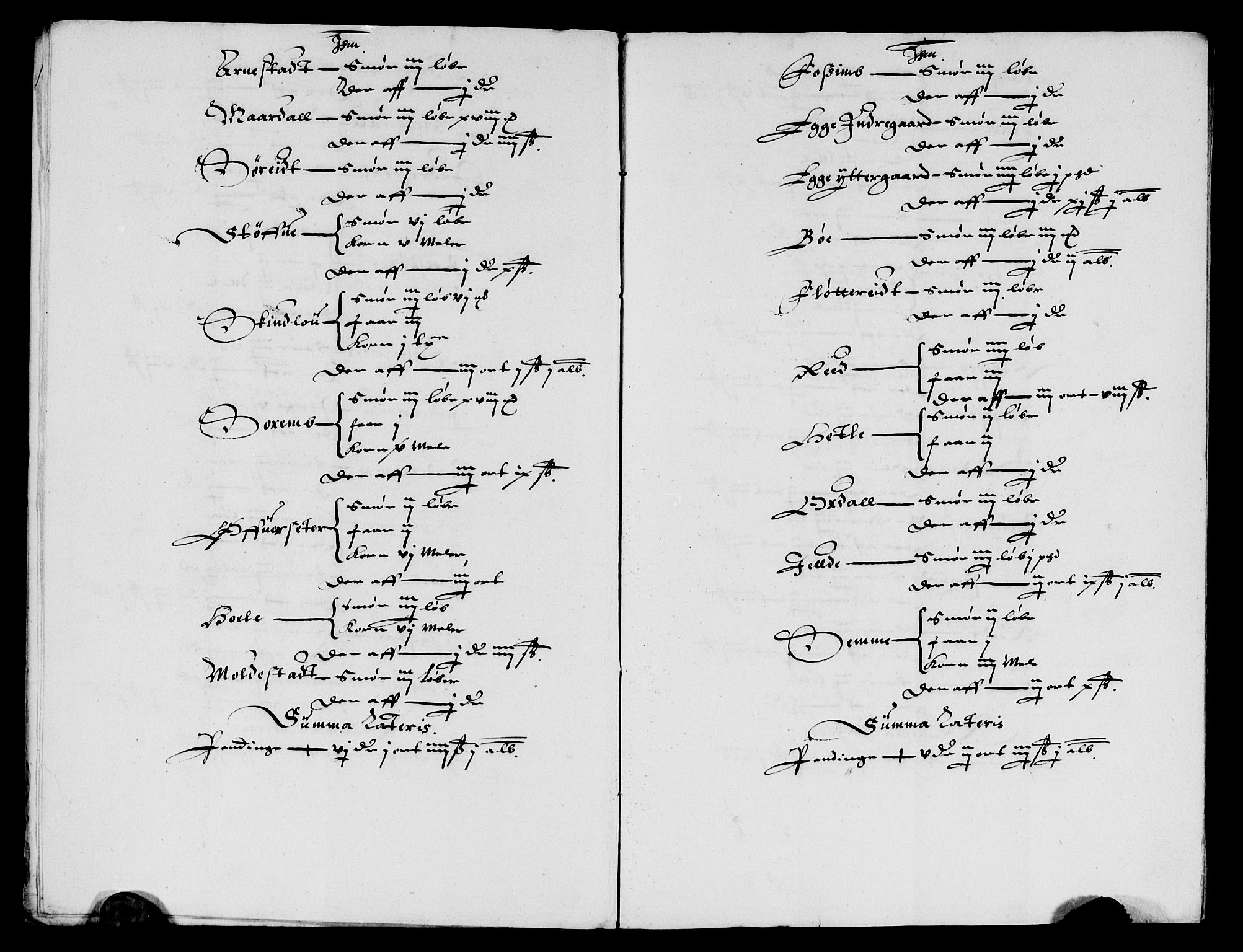 Rentekammeret inntil 1814, Reviderte regnskaper, Lensregnskaper, AV/RA-EA-5023/R/Rb/Rbt/L0066: Bergenhus len, 1633-1635