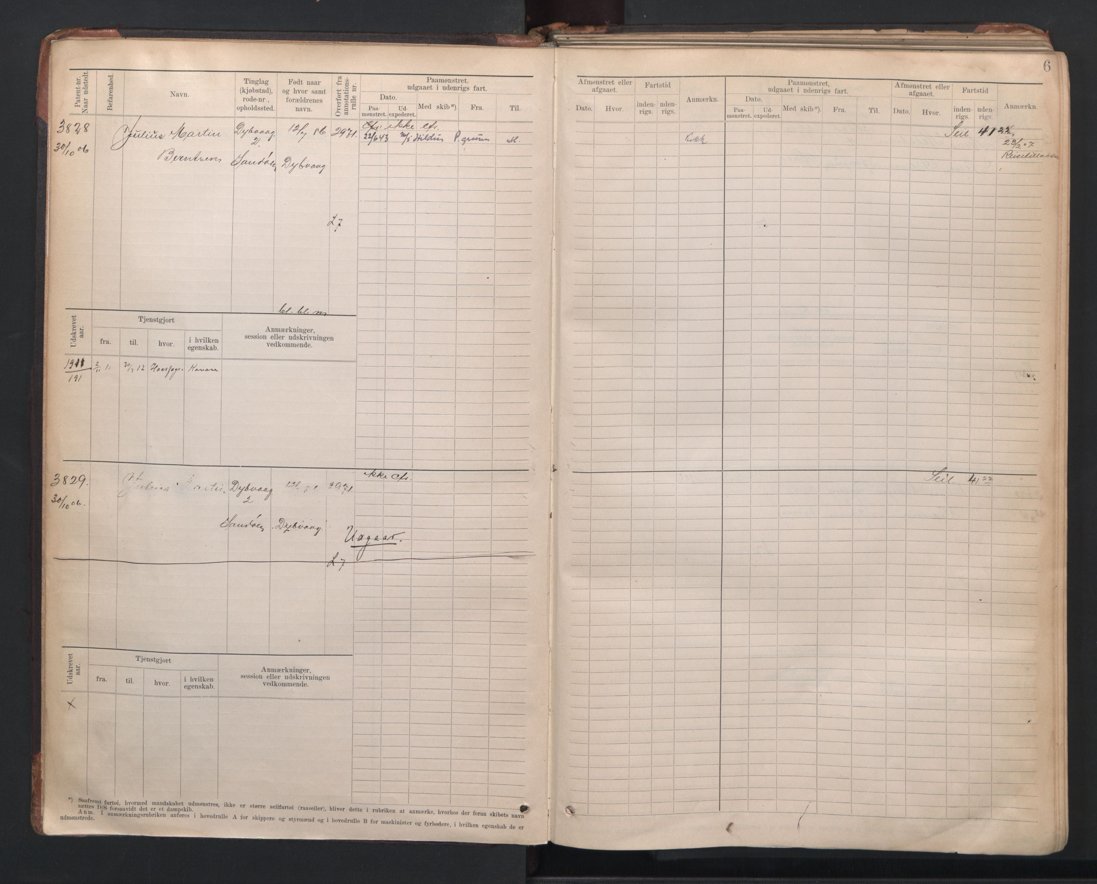 Tvedestrand mønstringskrets, AV/SAK-2031-0011/F/Fb/L0006: Hovedrulle A nr 3818-4409, R-7, 1905-1948, p. 9