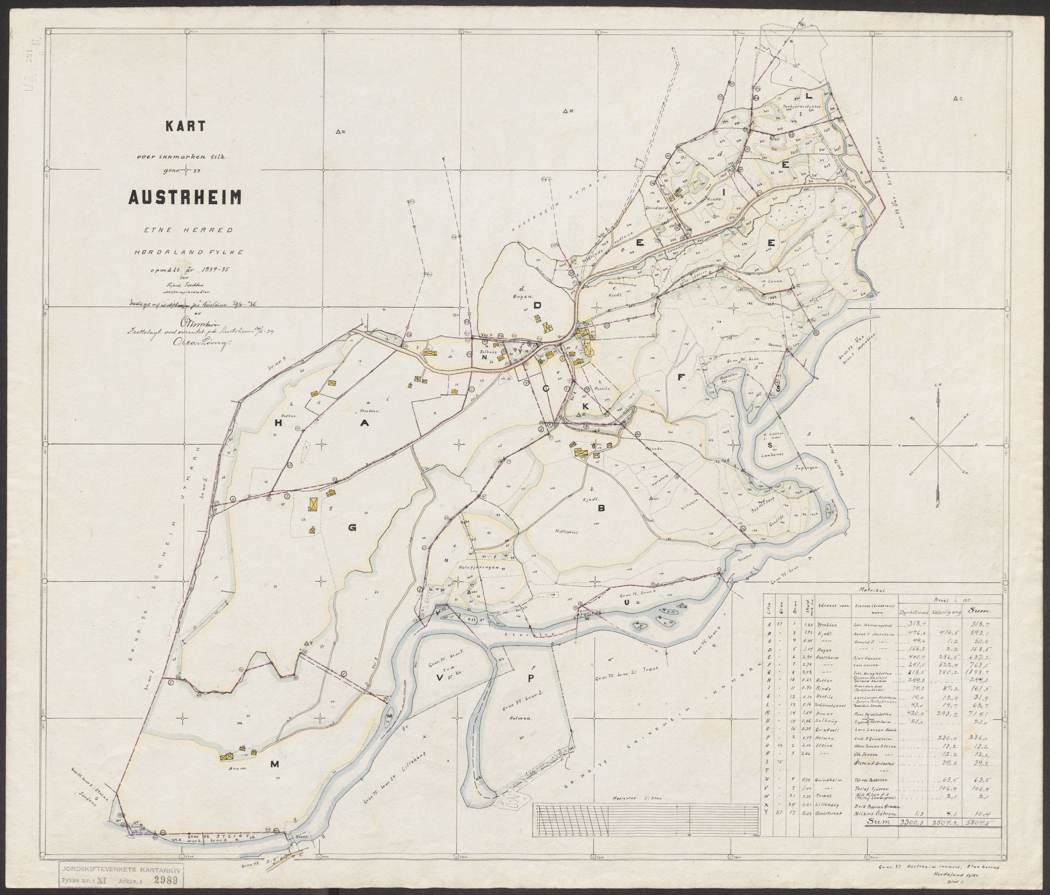 Jordskifteverkets kartarkiv, AV/RA-S-3929/T, 1859-1988, p. 3379