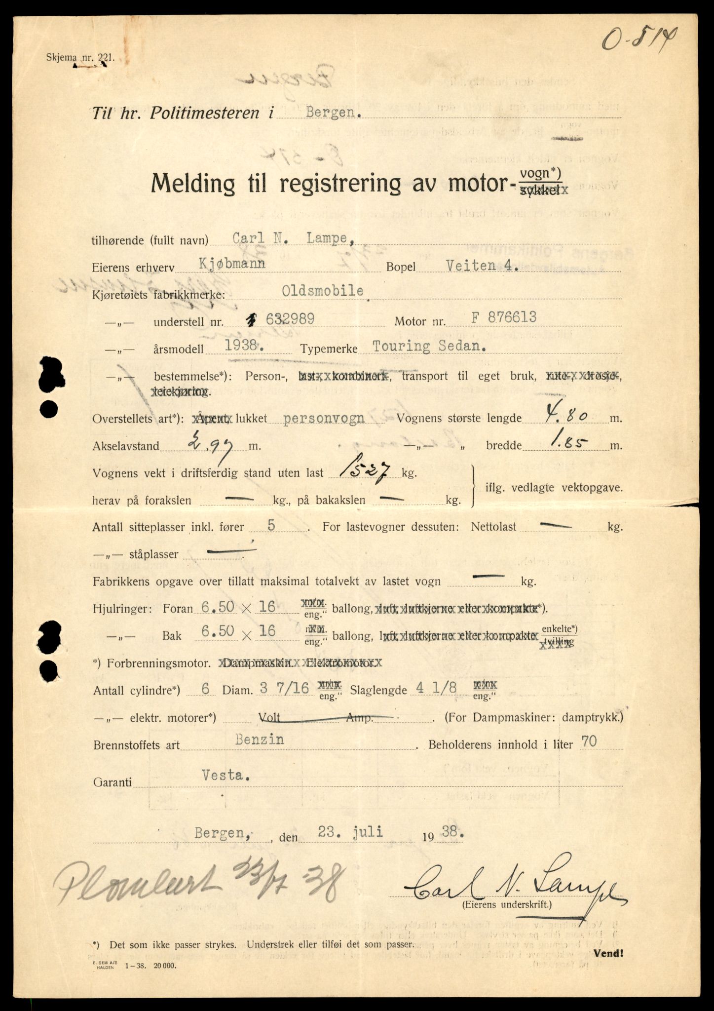 Møre og Romsdal vegkontor - Ålesund trafikkstasjon, AV/SAT-A-4099/F/Fe/L0022: Registreringskort for kjøretøy T 10584 - T 10694, 1927-1998, p. 2145