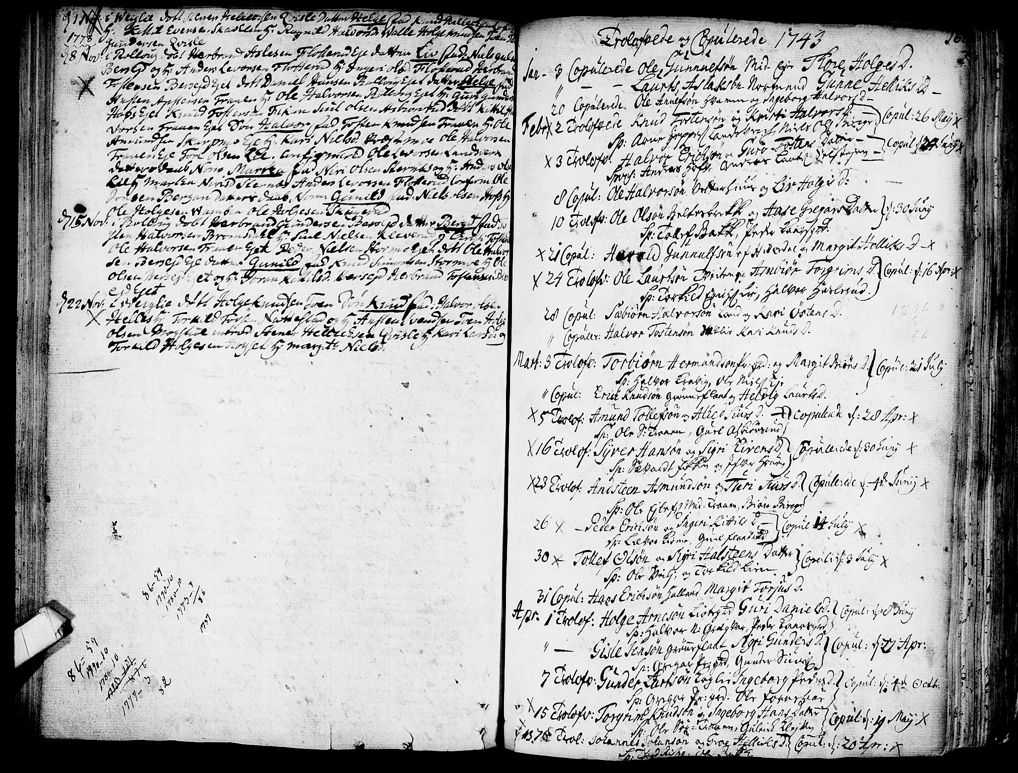 Rollag kirkebøker, SAKO/A-240/F/Fa/L0003: Parish register (official) no. I 3, 1743-1778, p. 160