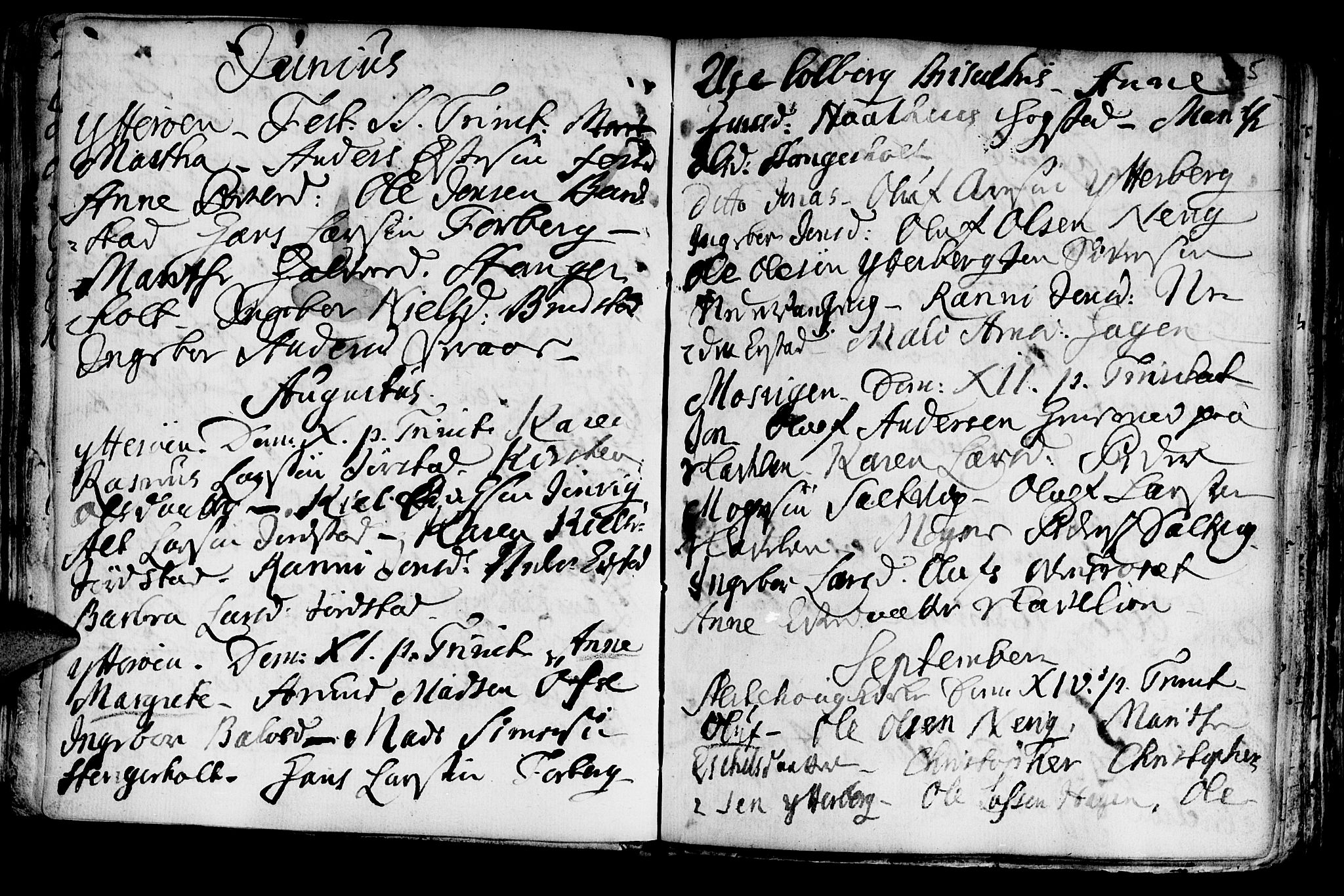 Ministerialprotokoller, klokkerbøker og fødselsregistre - Nord-Trøndelag, SAT/A-1458/722/L0215: Parish register (official) no. 722A02, 1718-1755, p. 105