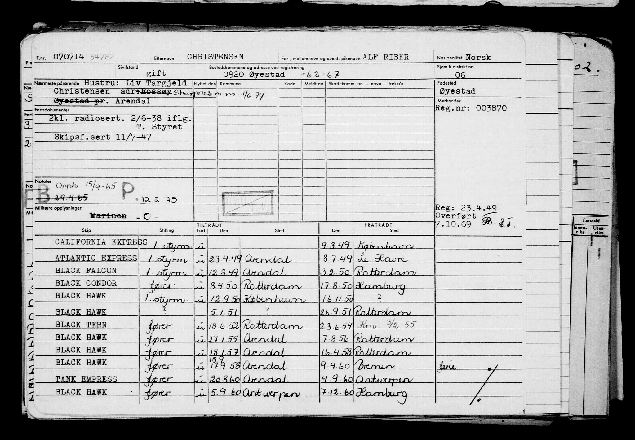 Direktoratet for sjømenn, RA/S-3545/G/Gb/L0122: Hovedkort, 1914, p. 341