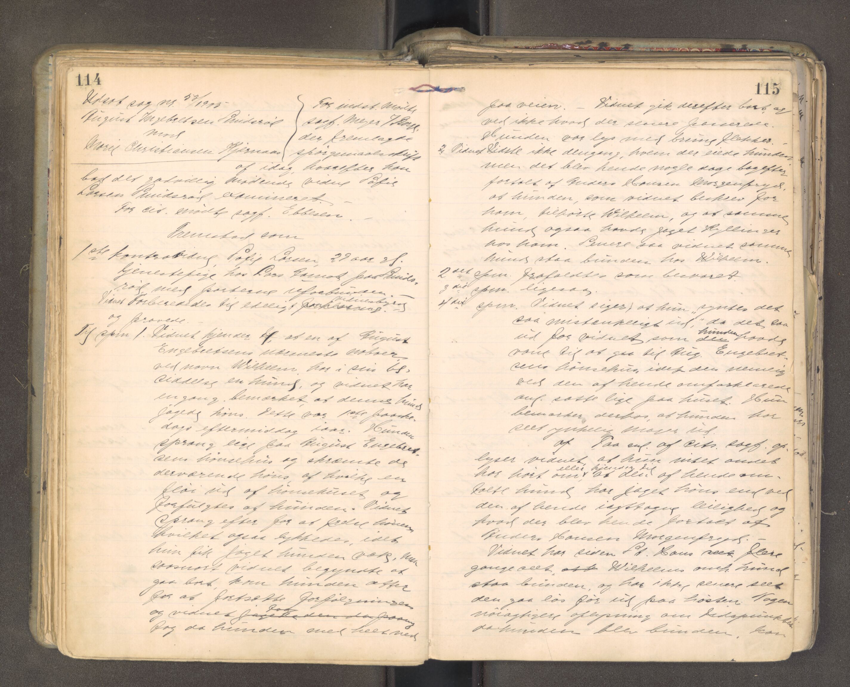 Søndre Jarlsberg sorenskriveri, AV/SAKO-A-129/F/Fa/L0045: Tingbok, 1905-1907, p. 114-115