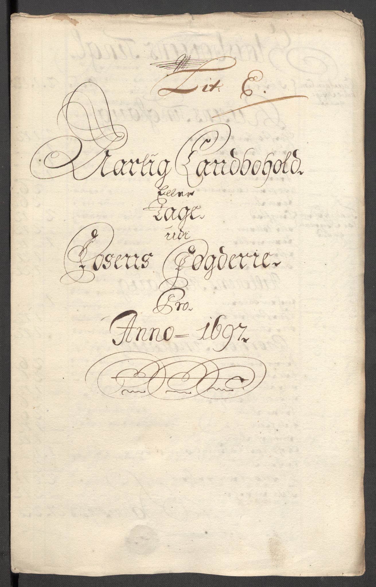 Rentekammeret inntil 1814, Reviderte regnskaper, Fogderegnskap, AV/RA-EA-4092/R57/L3852: Fogderegnskap Fosen, 1697, p. 43