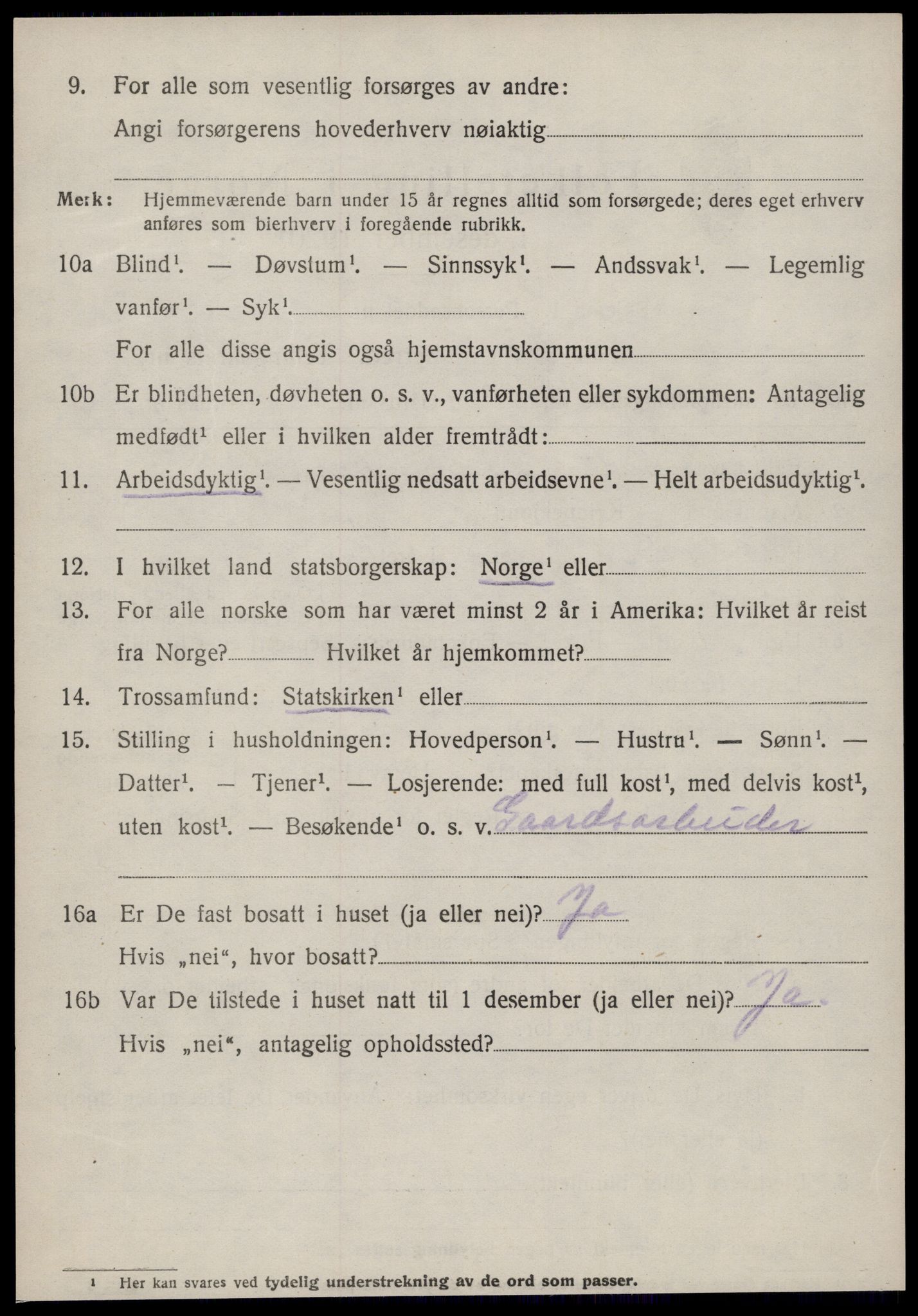 SAT, 1920 census for Øre, 1920, p. 2256