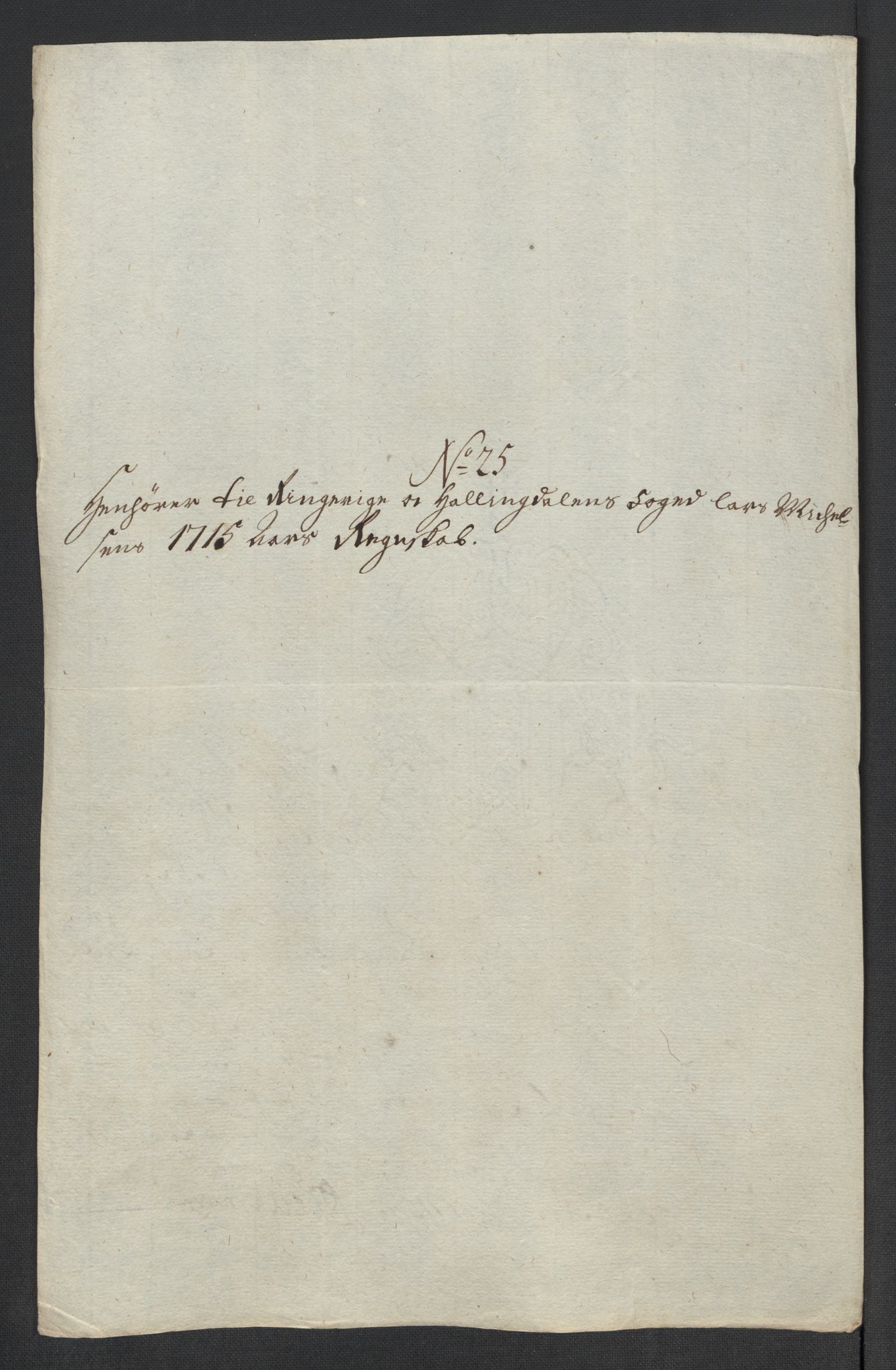 Rentekammeret inntil 1814, Reviderte regnskaper, Fogderegnskap, AV/RA-EA-4092/R23/L1473: Fogderegnskap Ringerike og Hallingdal, 1715, p. 244