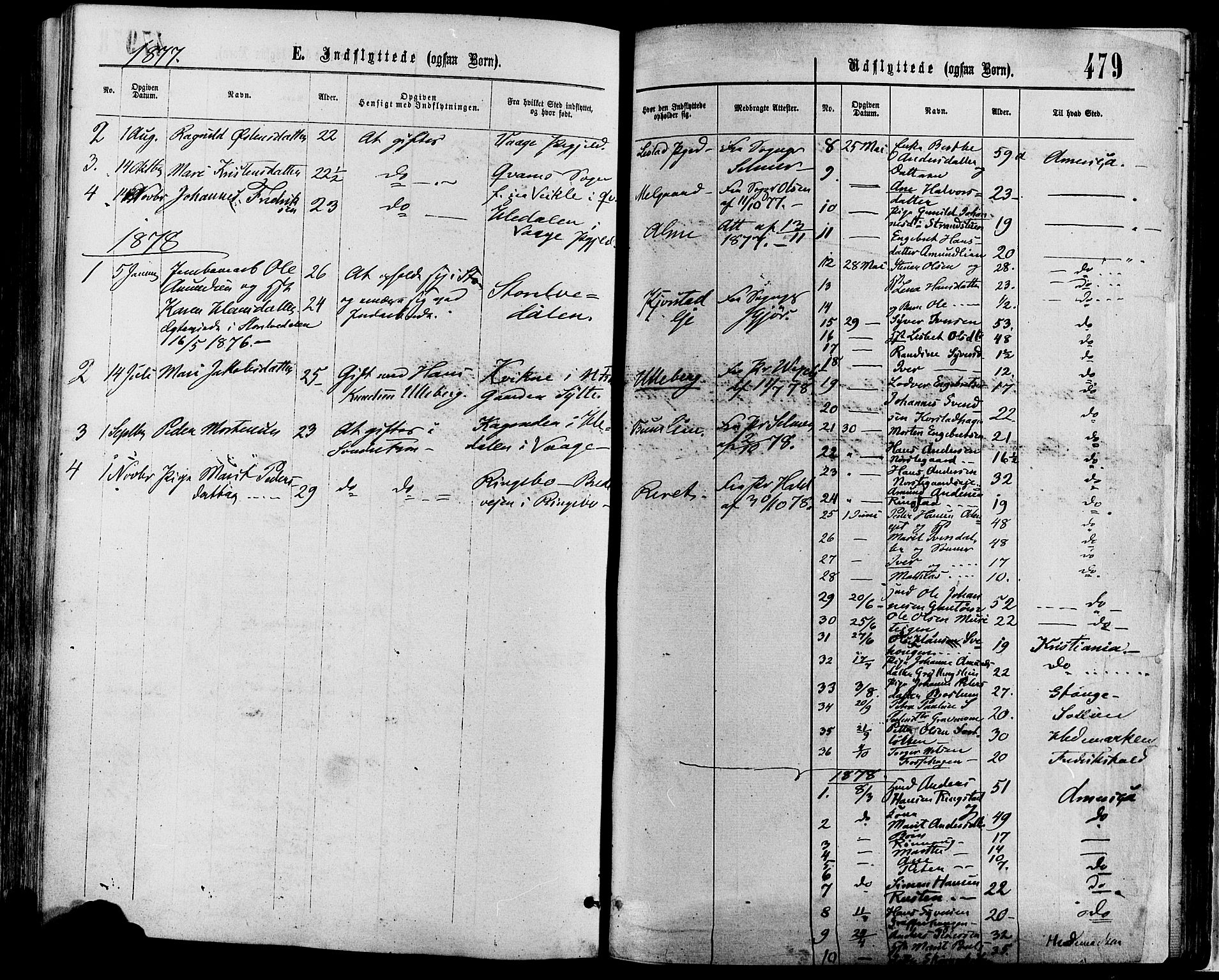 Sør-Fron prestekontor, SAH/PREST-010/H/Ha/Haa/L0002: Parish register (official) no. 2, 1864-1880, p. 479