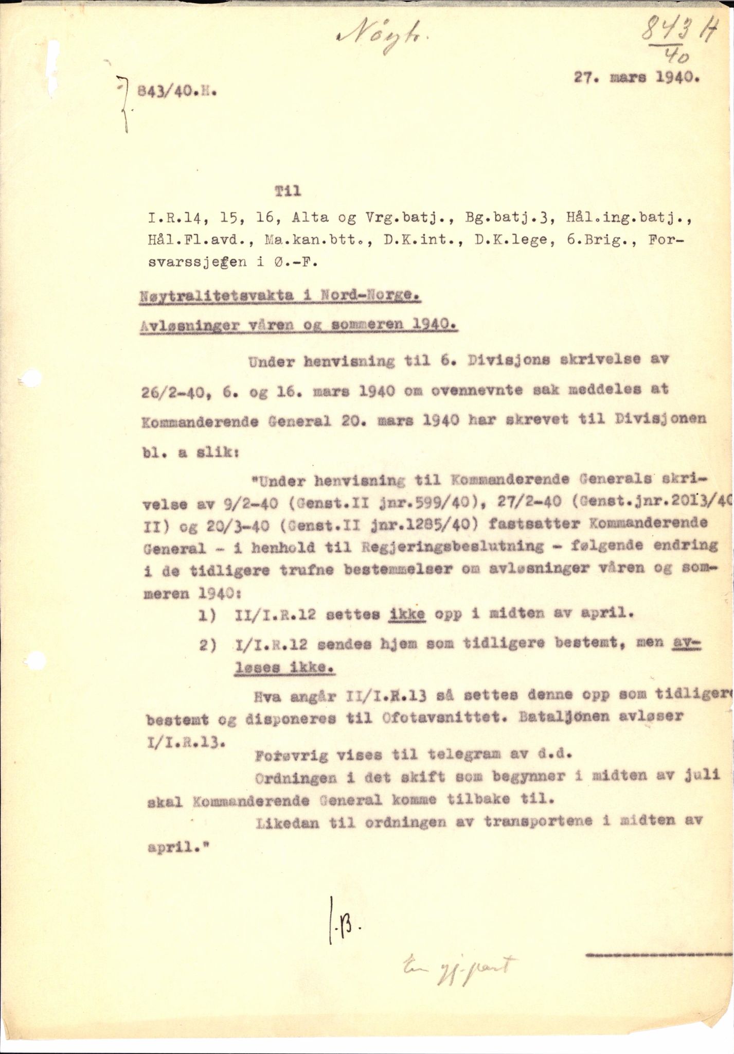 Forsvaret, Forsvarets krigshistoriske avdeling, AV/RA-RAFA-2017/Y/Yb/L0130: II-C-11-600  -  6. Divisjon / 6. Distriktskommando, 1940, p. 179