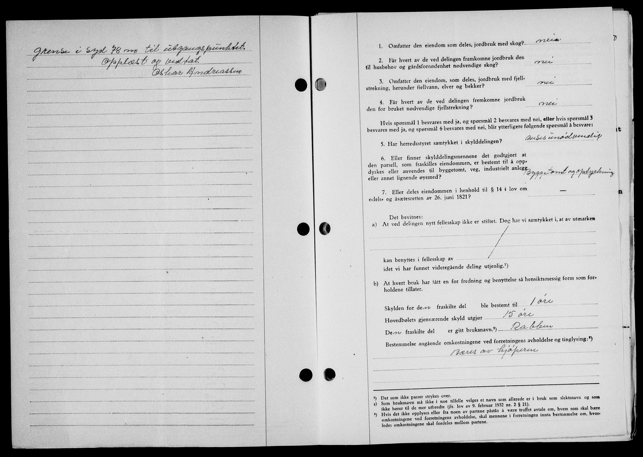 Lofoten sorenskriveri, SAT/A-0017/1/2/2C/L0022a: Mortgage book no. 22a, 1949-1950, Diary no: : 192/1950