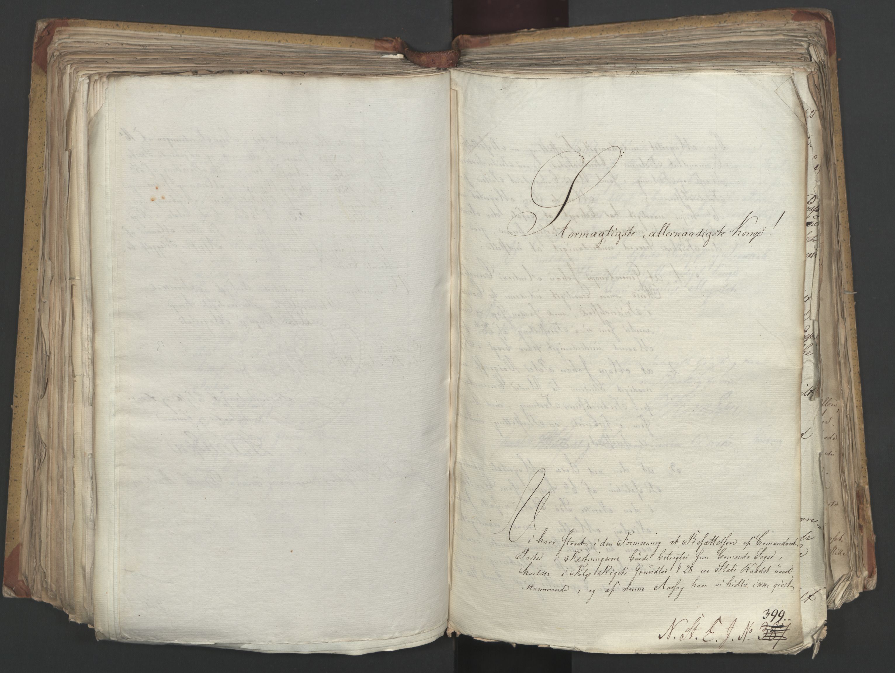 Statsrådsavdelingen i Stockholm, RA/S-1003/D/Da/L0002: Regjeringsinnstillinger nr. 263-518, 1815, p. 293