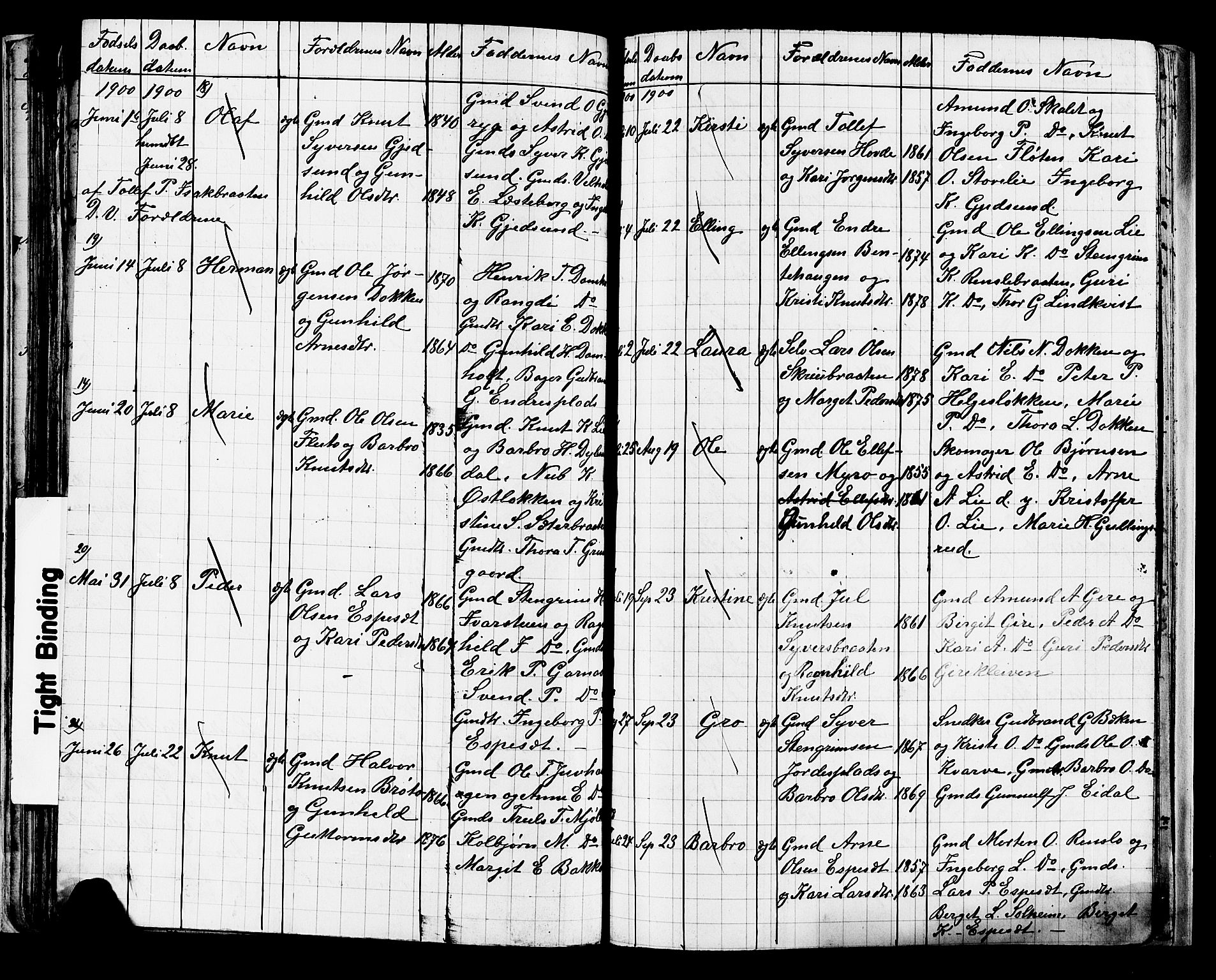 Nes kirkebøker, AV/SAKO-A-236/G/Ga/L0003: Parish register (copy) no. I 3, 1889-1909