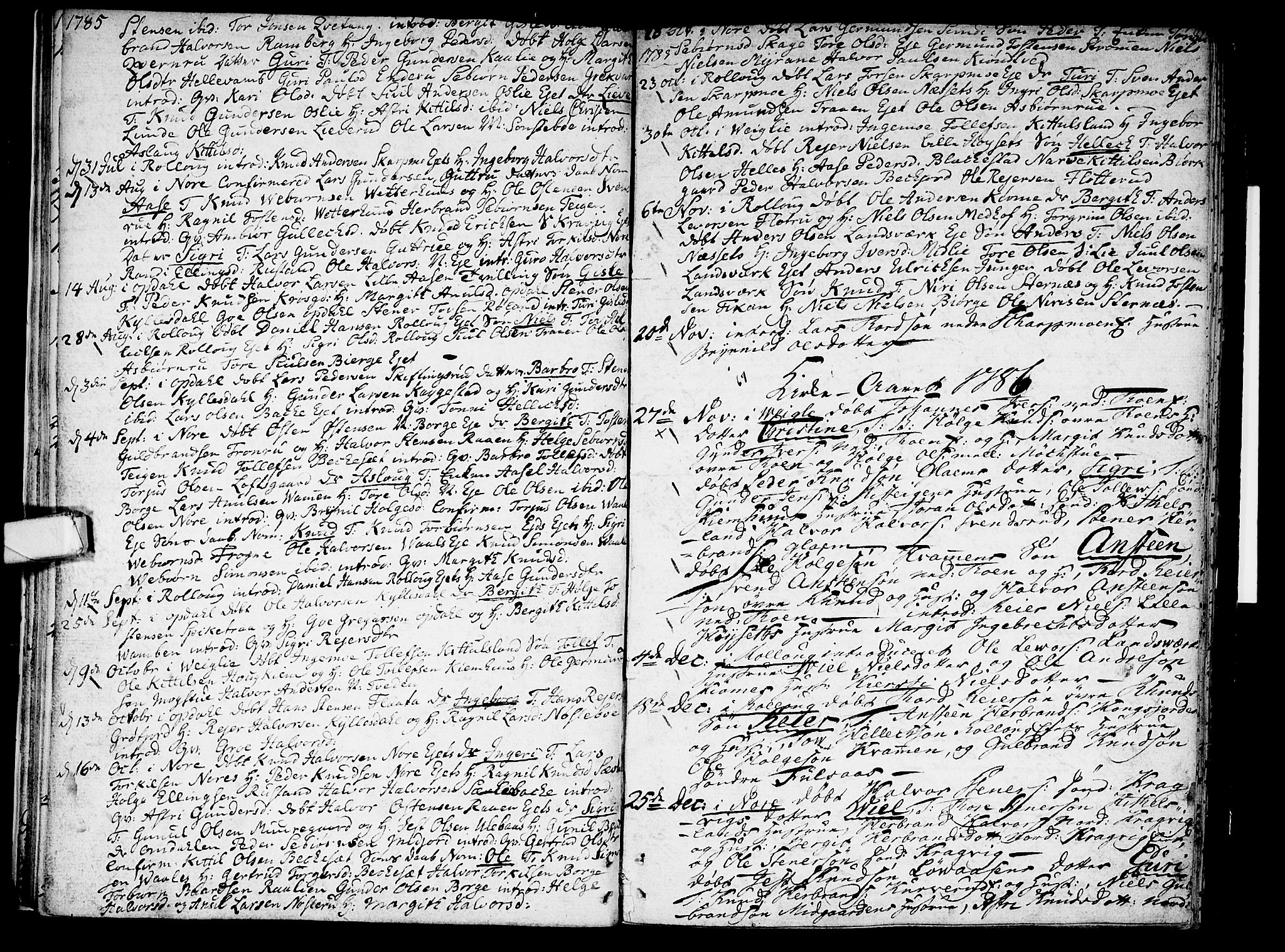 Rollag kirkebøker, SAKO/A-240/F/Fa/L0004: Parish register (official) no. I 4, 1778-1792, p. 22