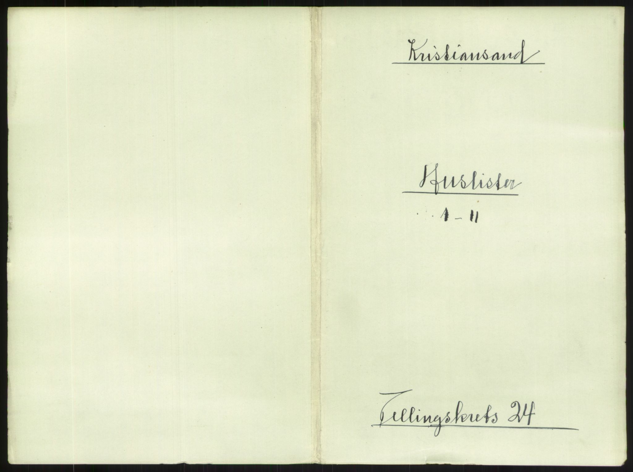 RA, 1891 census for 1001 Kristiansand, 1891, p. 1346