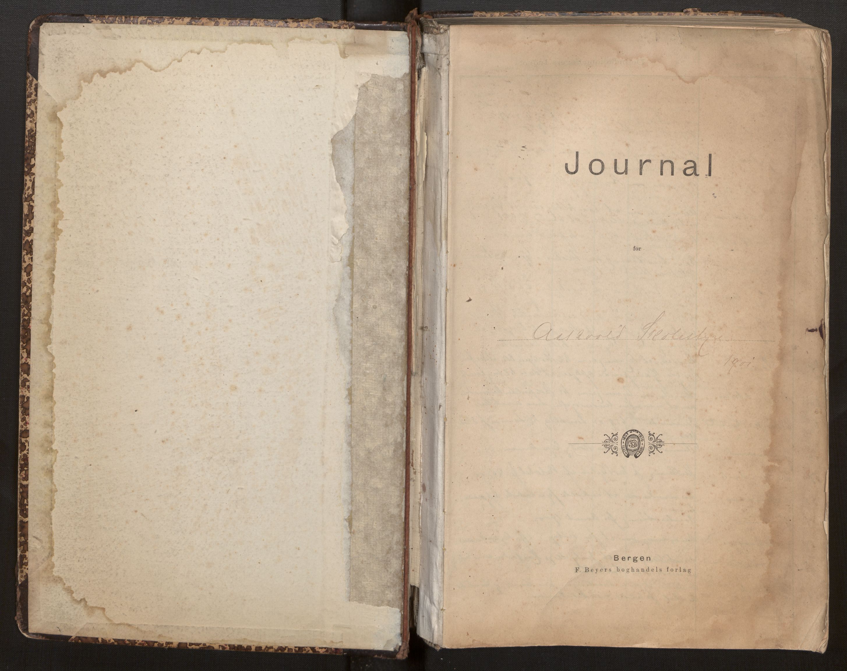 Askvoll sokneprestembete, AV/SAB-A-79501/J/Jb/Jba/L0015: Journal for Askvoll skulestyre, 1901-1918